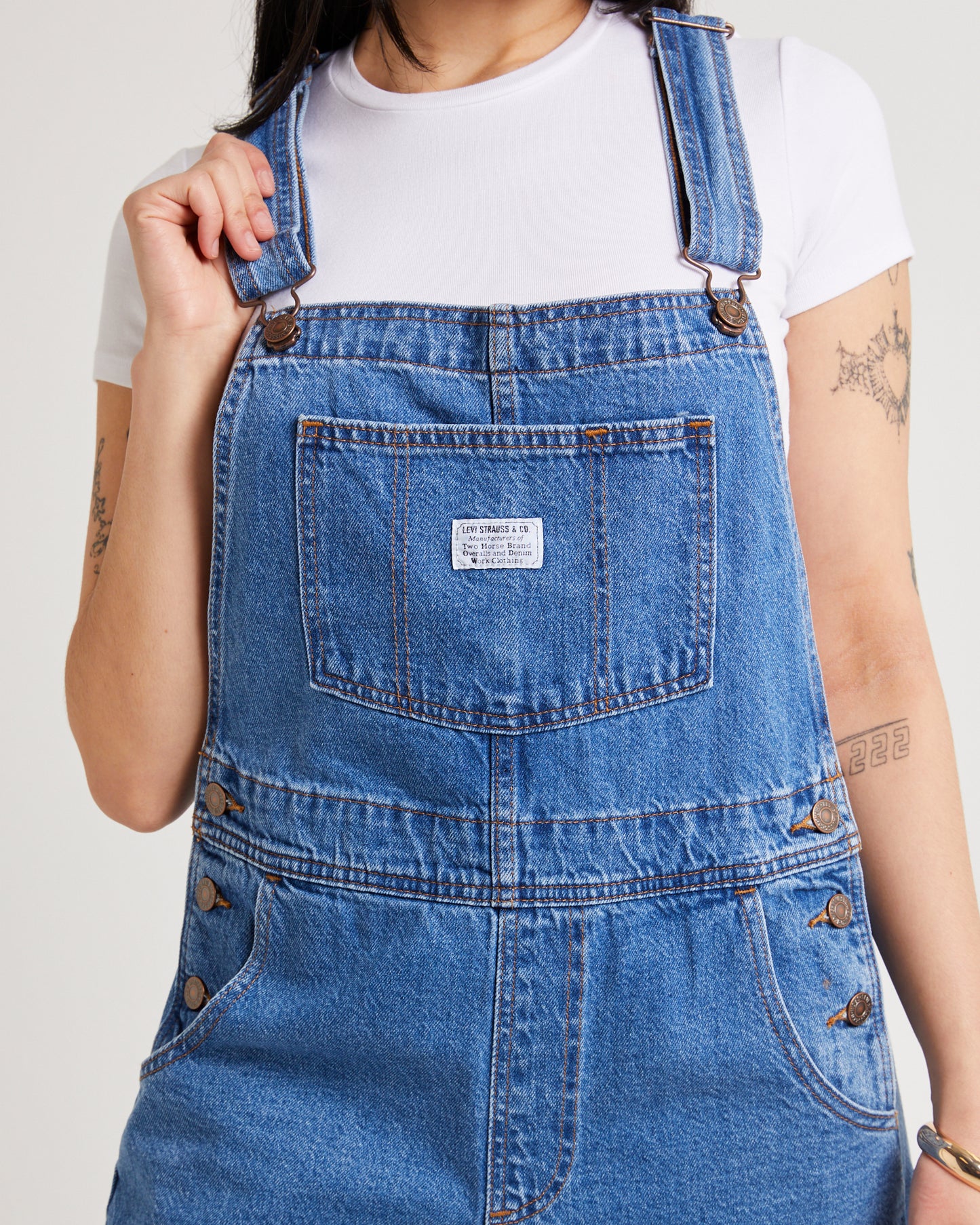 Vintage Denim Shortall