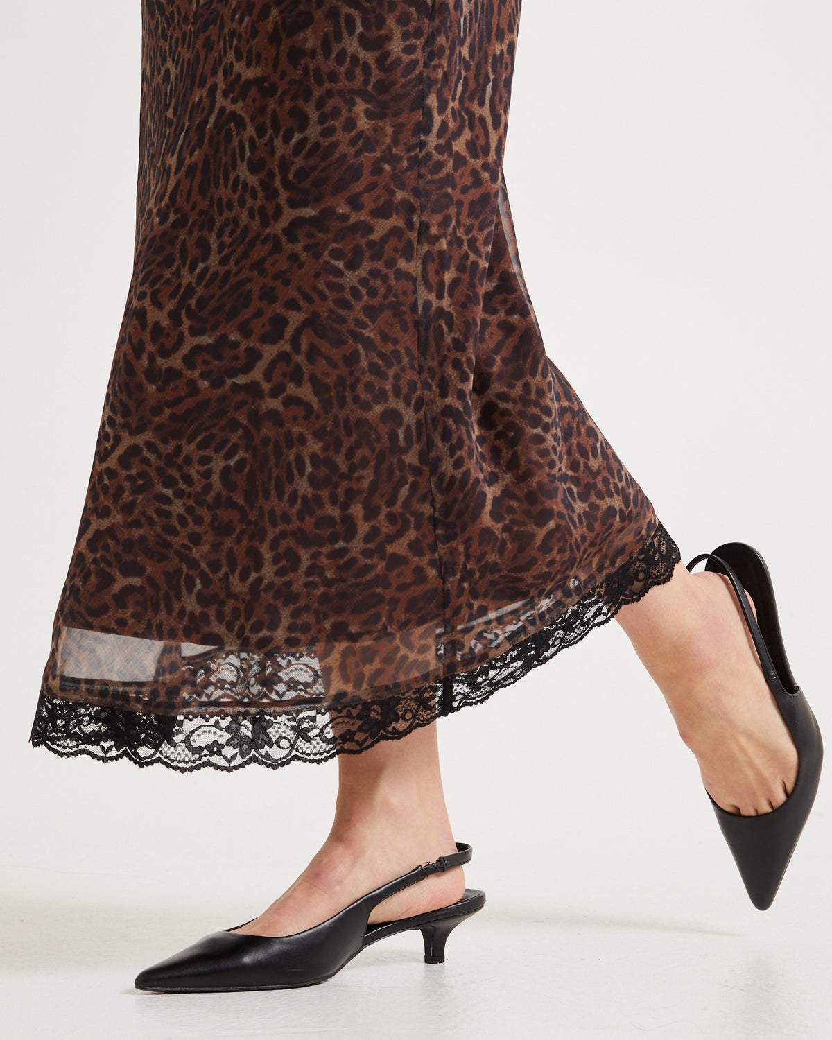 Mitsy Mid Skirt LEOPARD