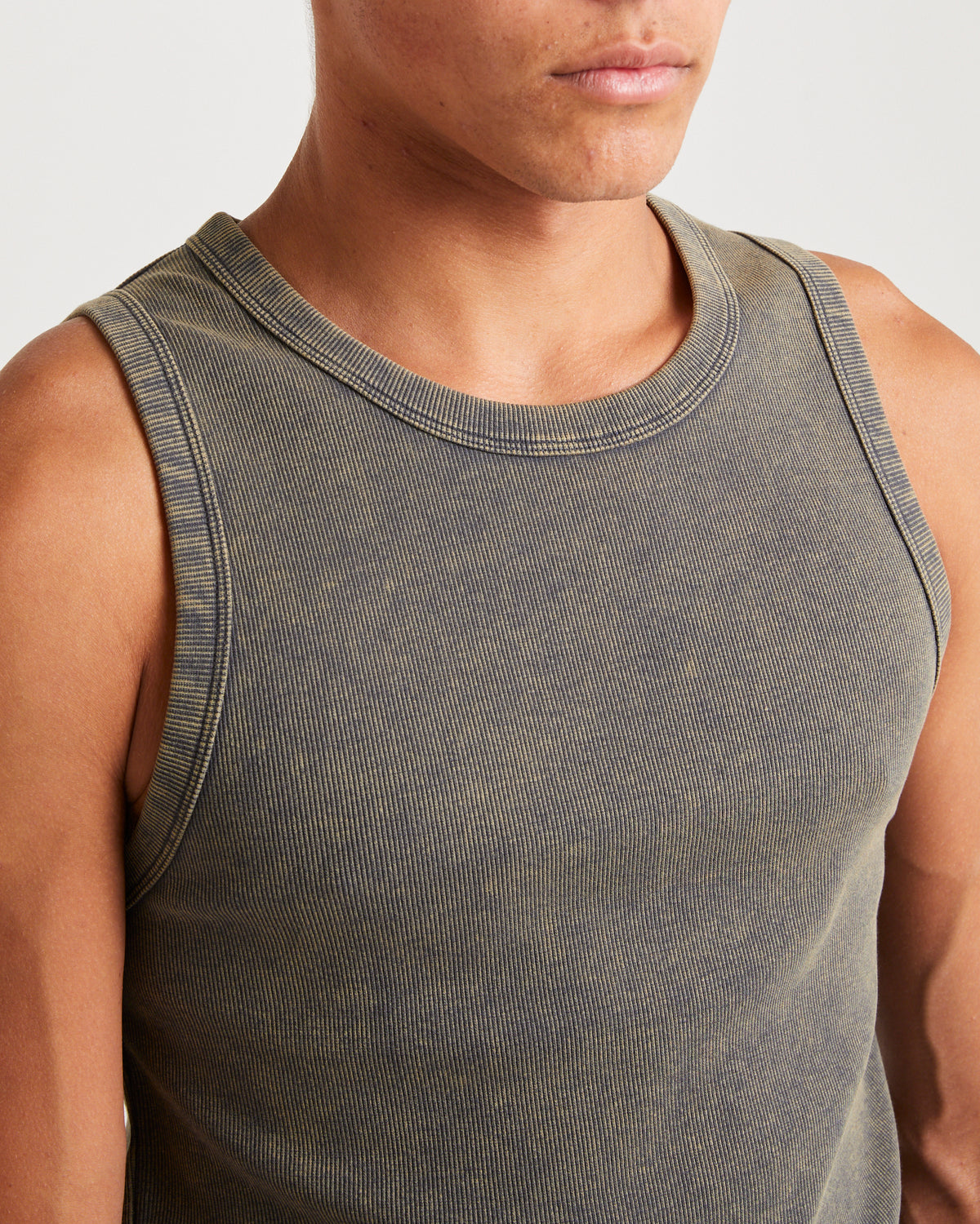 Mura Rib Tank CHARCOAL