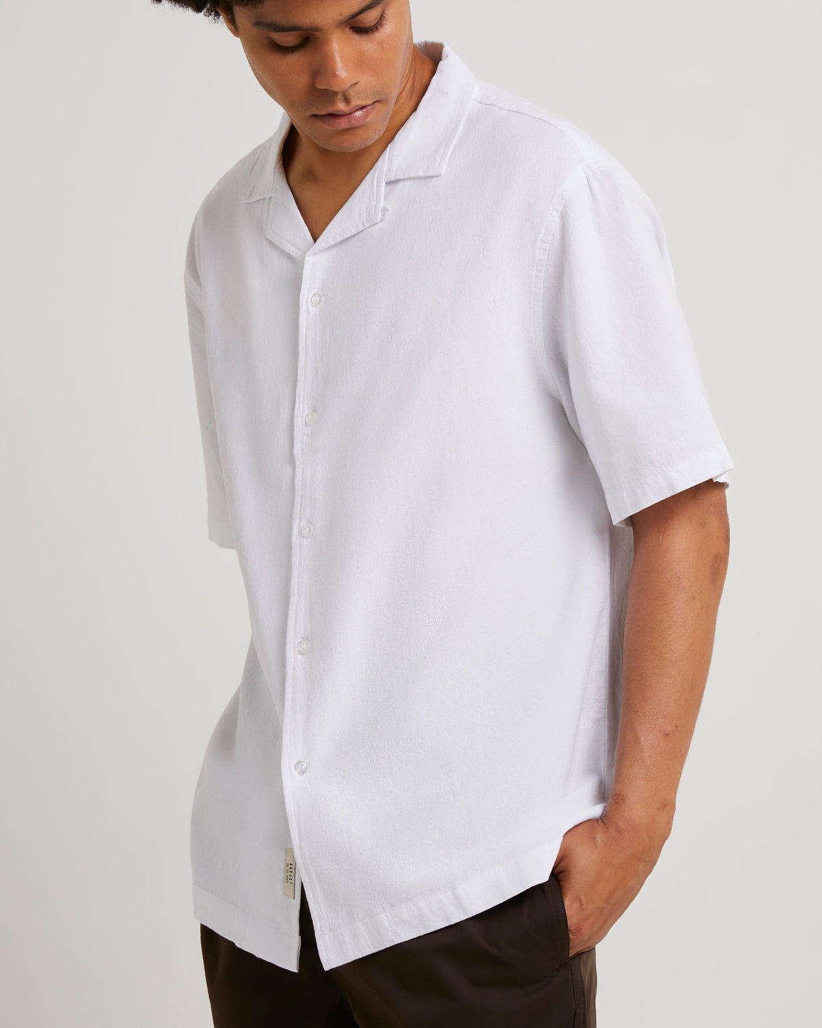 Soren Short Sleeve Resort Shirt WHITE