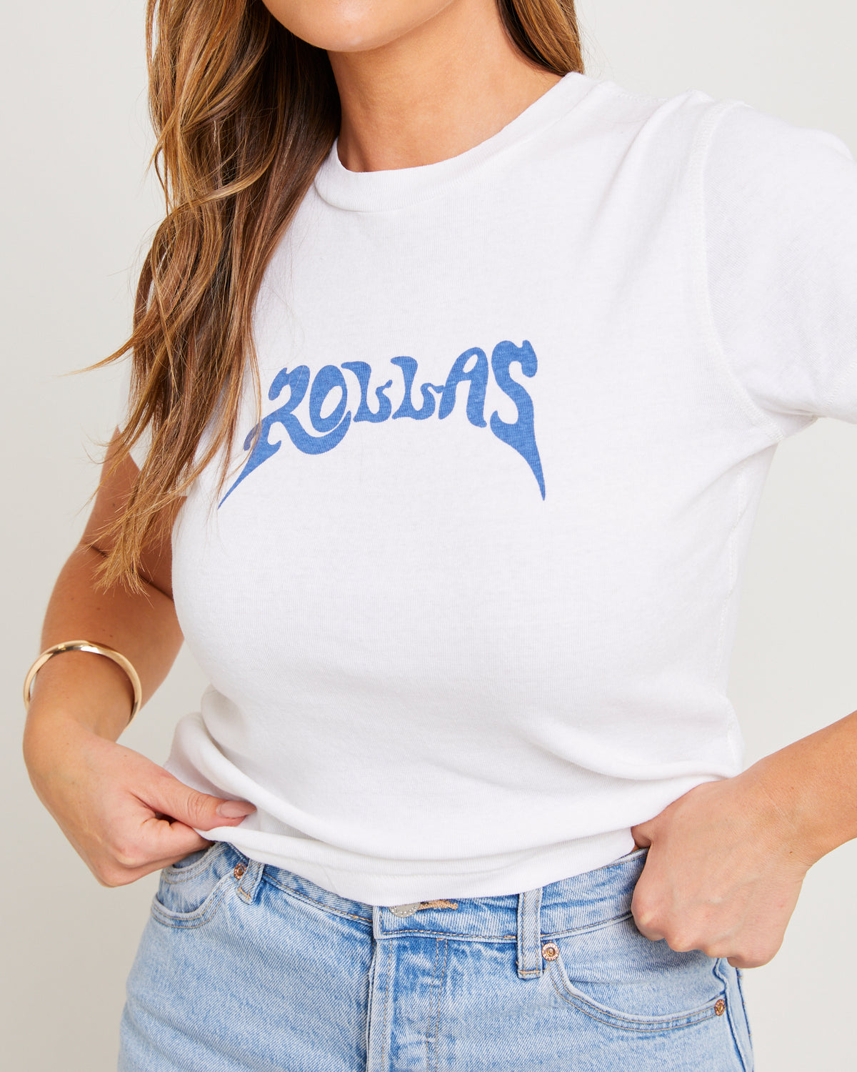 Classic T-Shirt Drip Logo WHITE