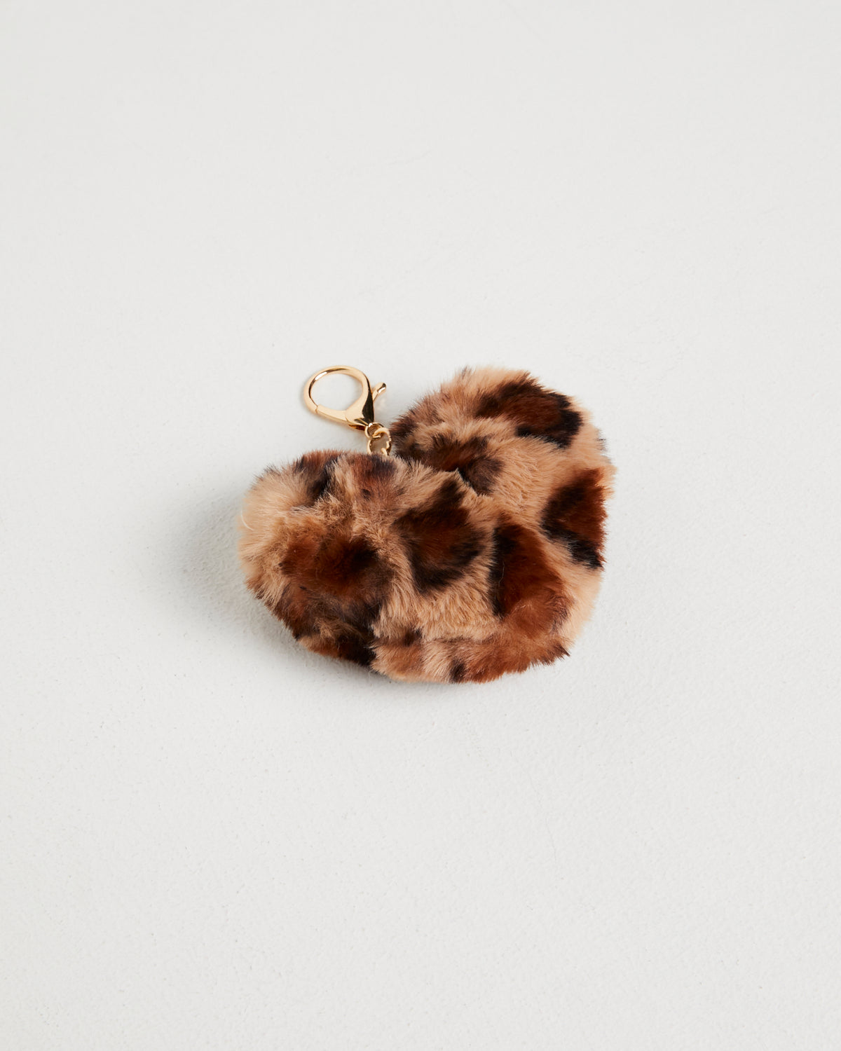 Leopard Heart Keyring ASSORTED