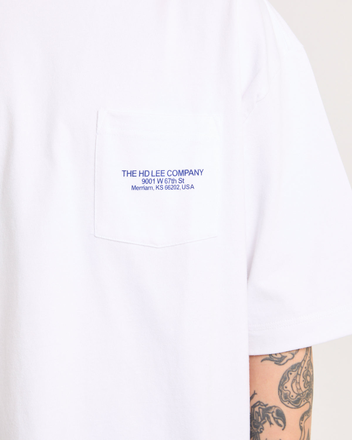Box Cutter Pocket T-Shirt WHITE