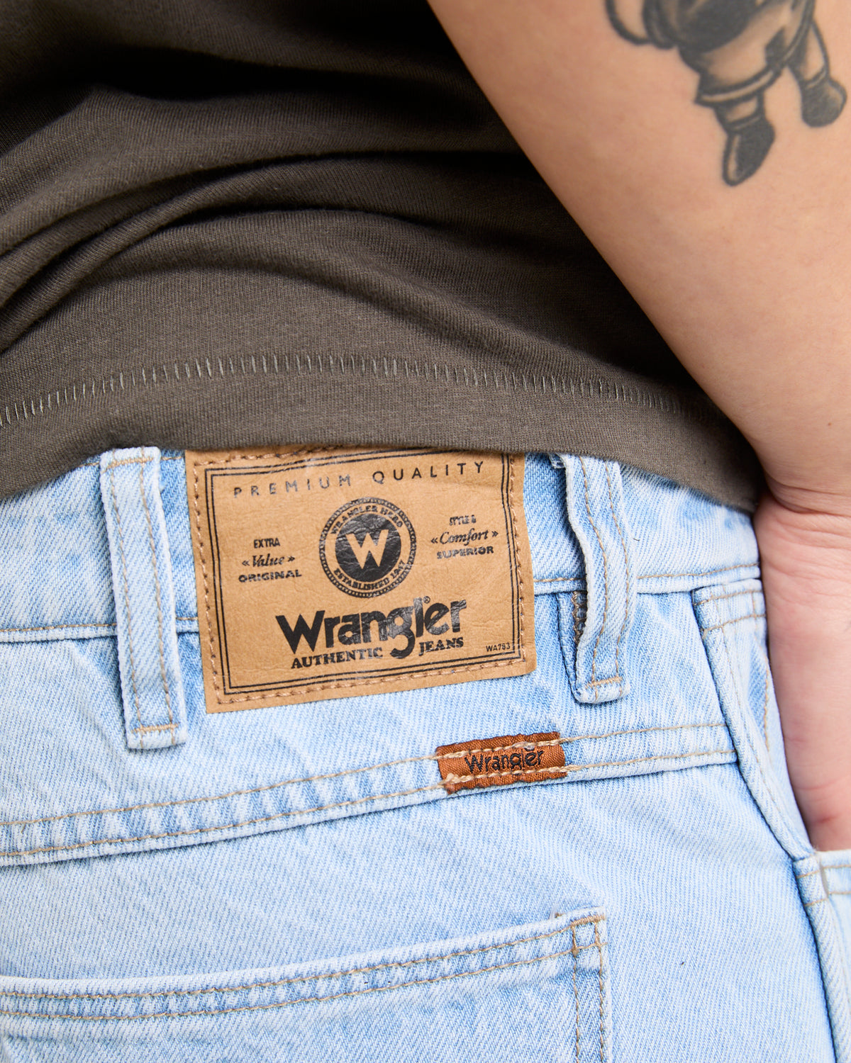 Steezy Relaxed Denim Shorts WANDERER