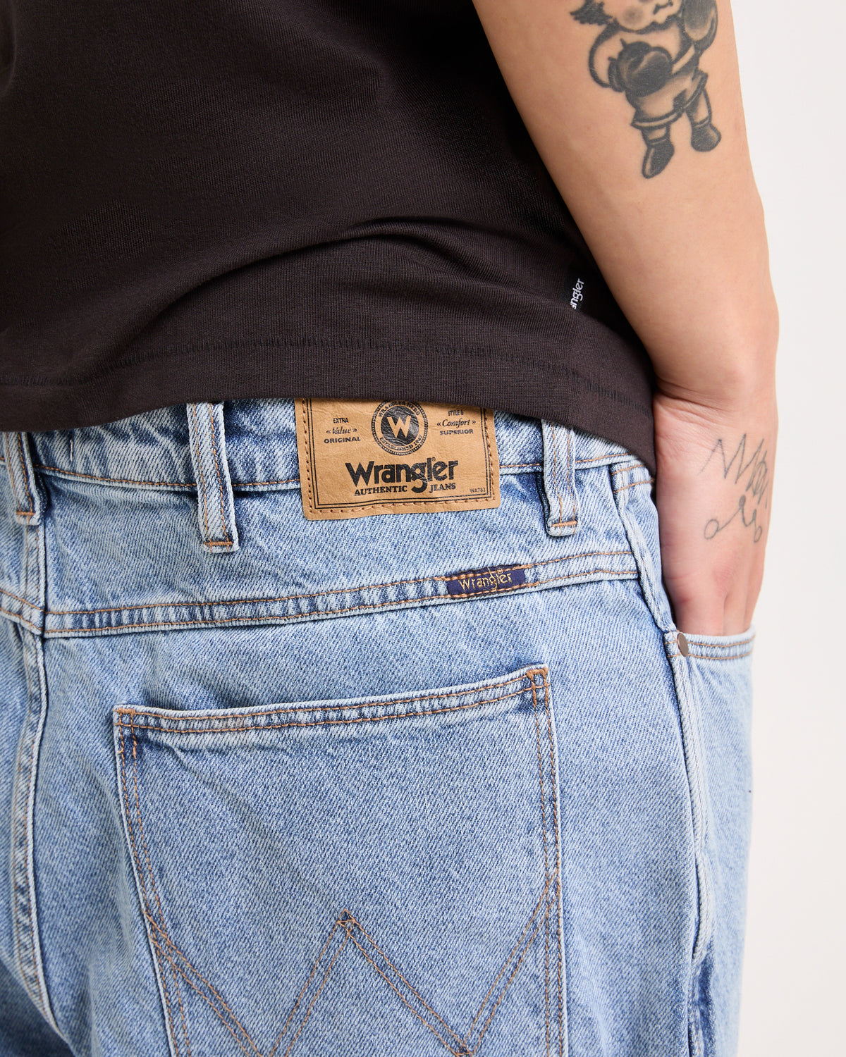 Steezy Relaxed Denim Jeans LAZY BLUE