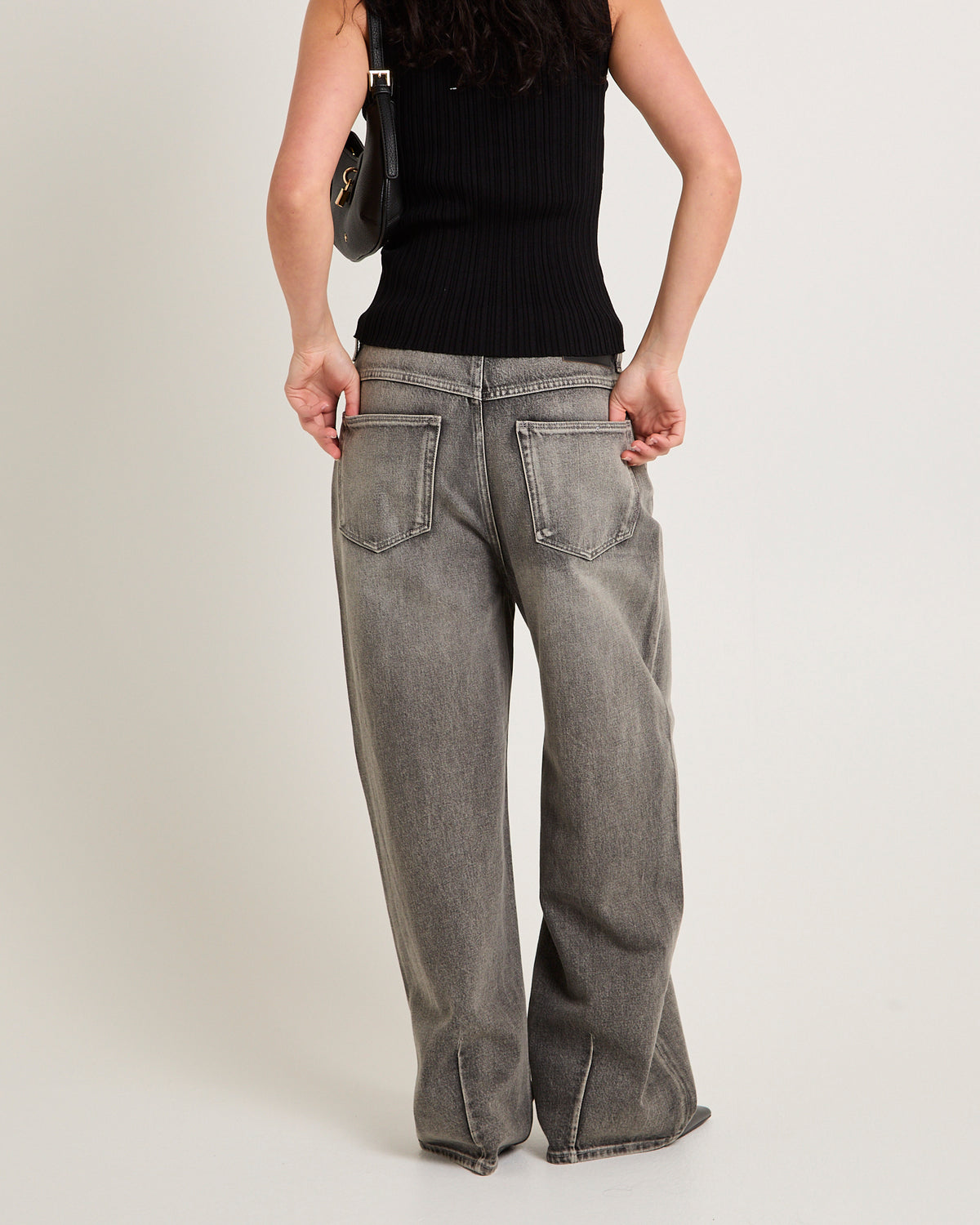 Yoko Relaxed Denim Jeans Imagine FADED BLACK