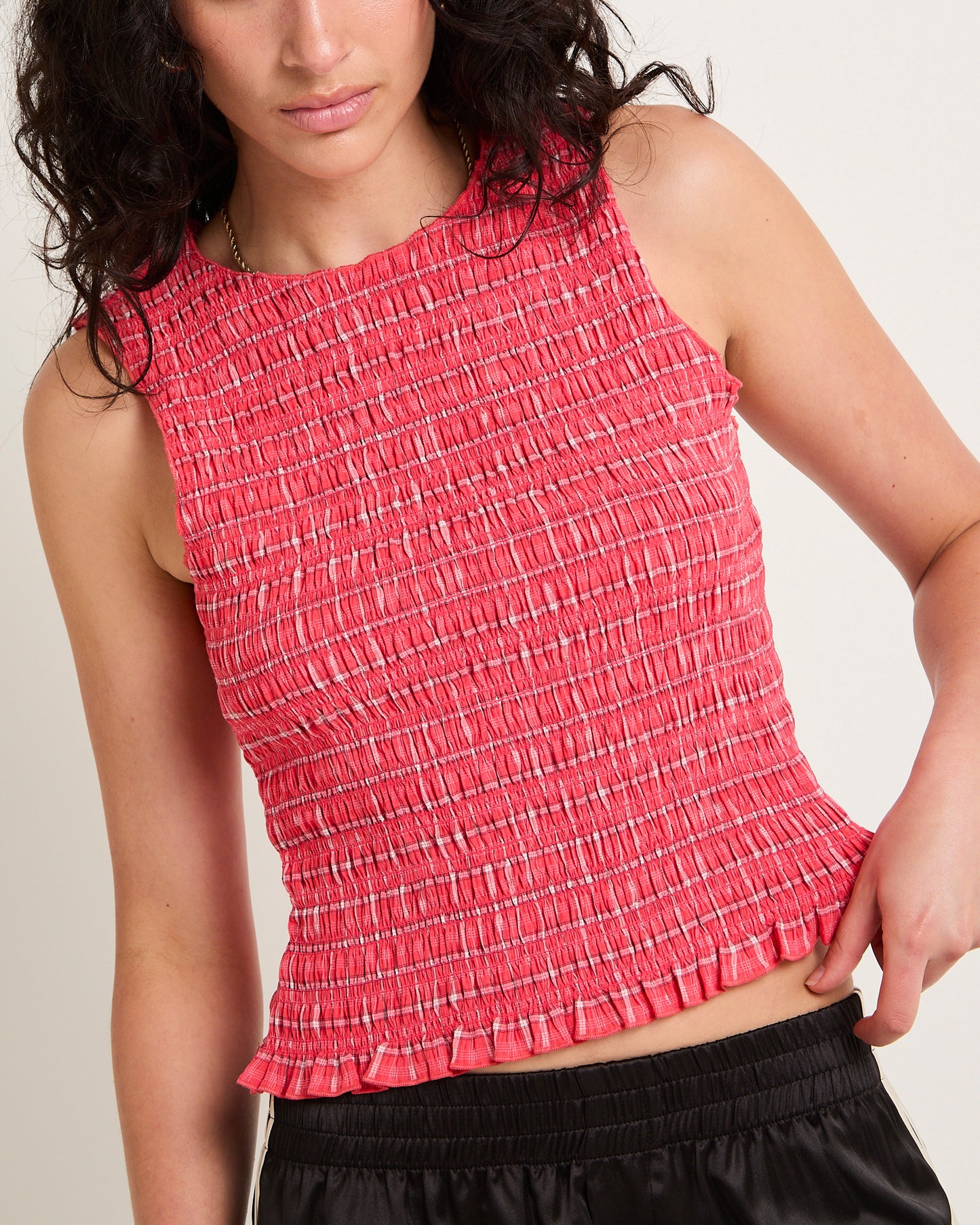 Molly Shirred Top