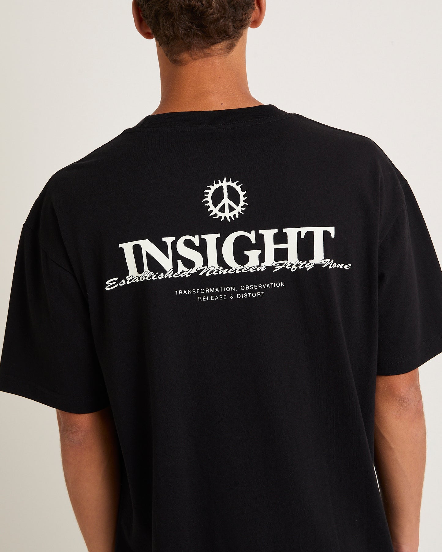 Distort T-Shirt Vintage Black