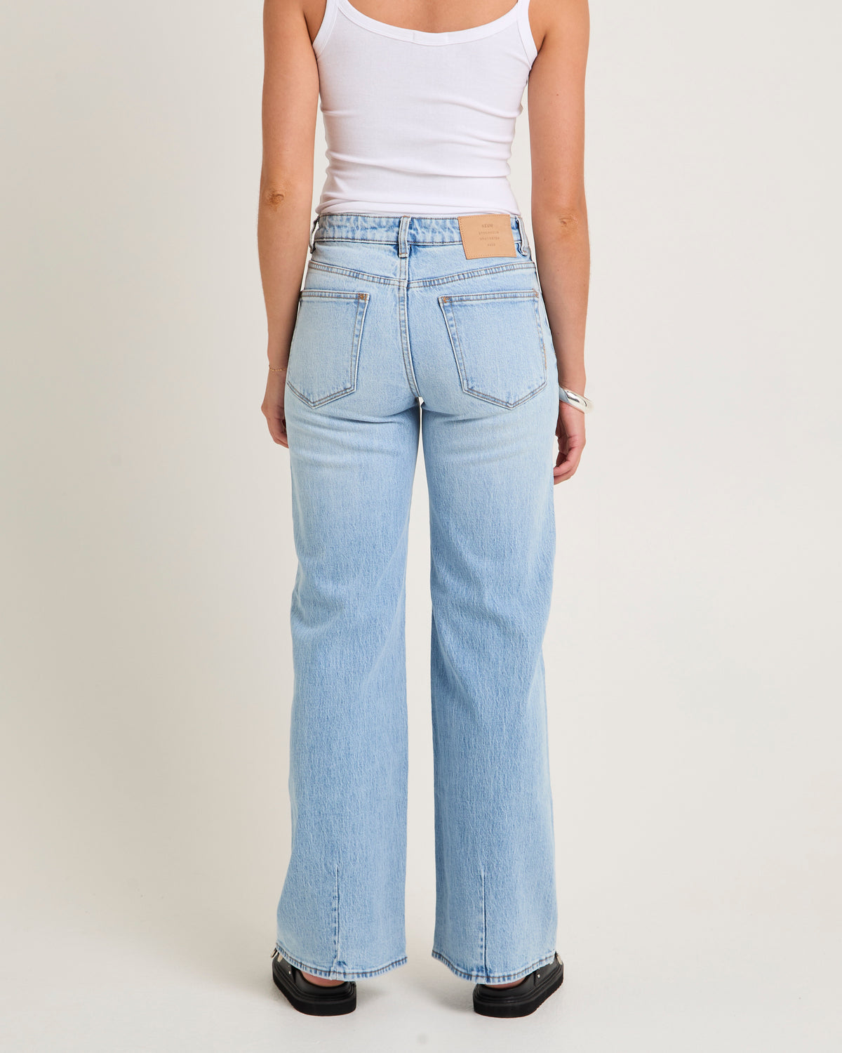 Eva Wide Denim Jeans LIGHT VINTAGE INDIGO