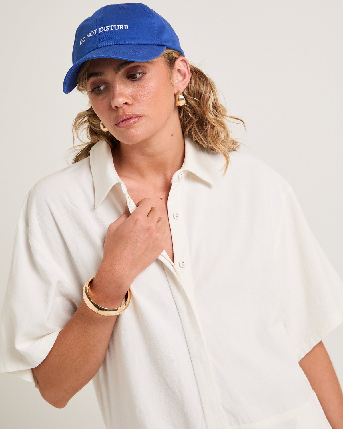 Miles Boxy Playsuit WHITE
