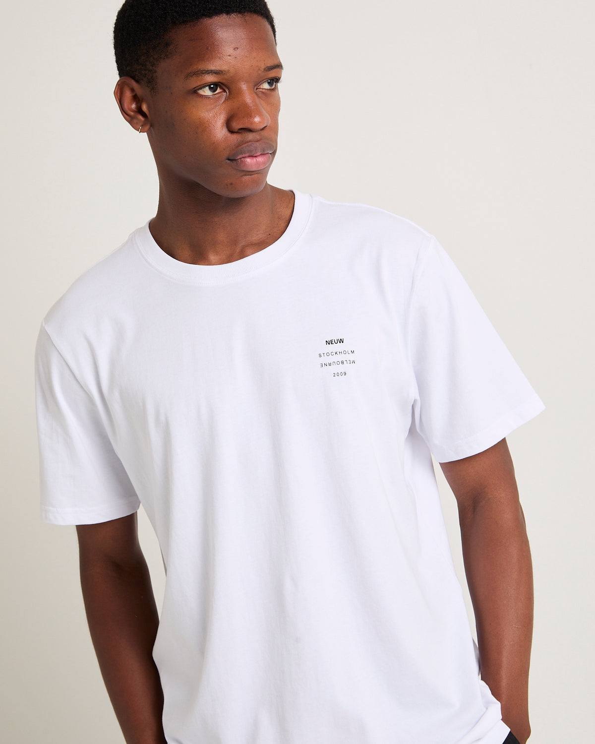 Organic Band T-Shirt WHITE