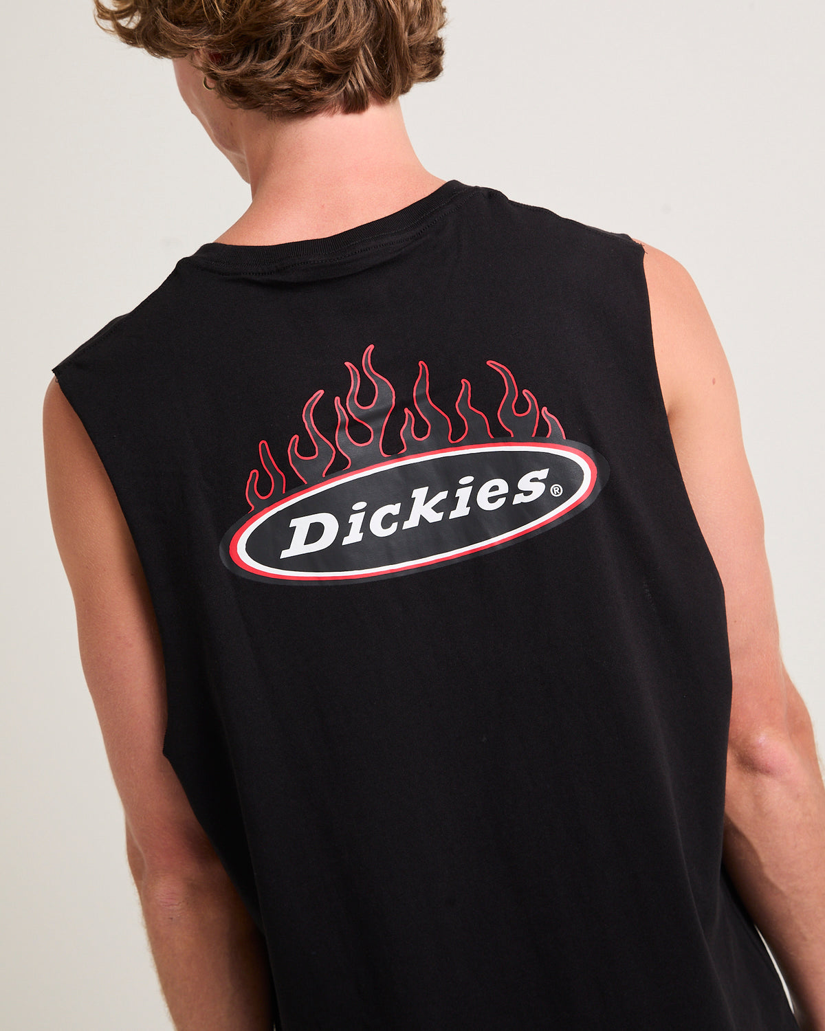 Fire Boy Muscle Tank Top BLACK