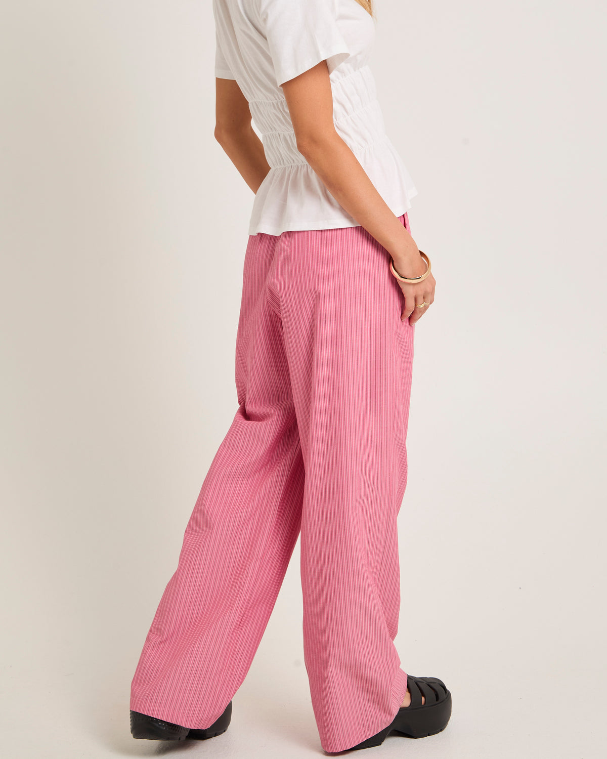 Zella Draw Pants RED STRIPE