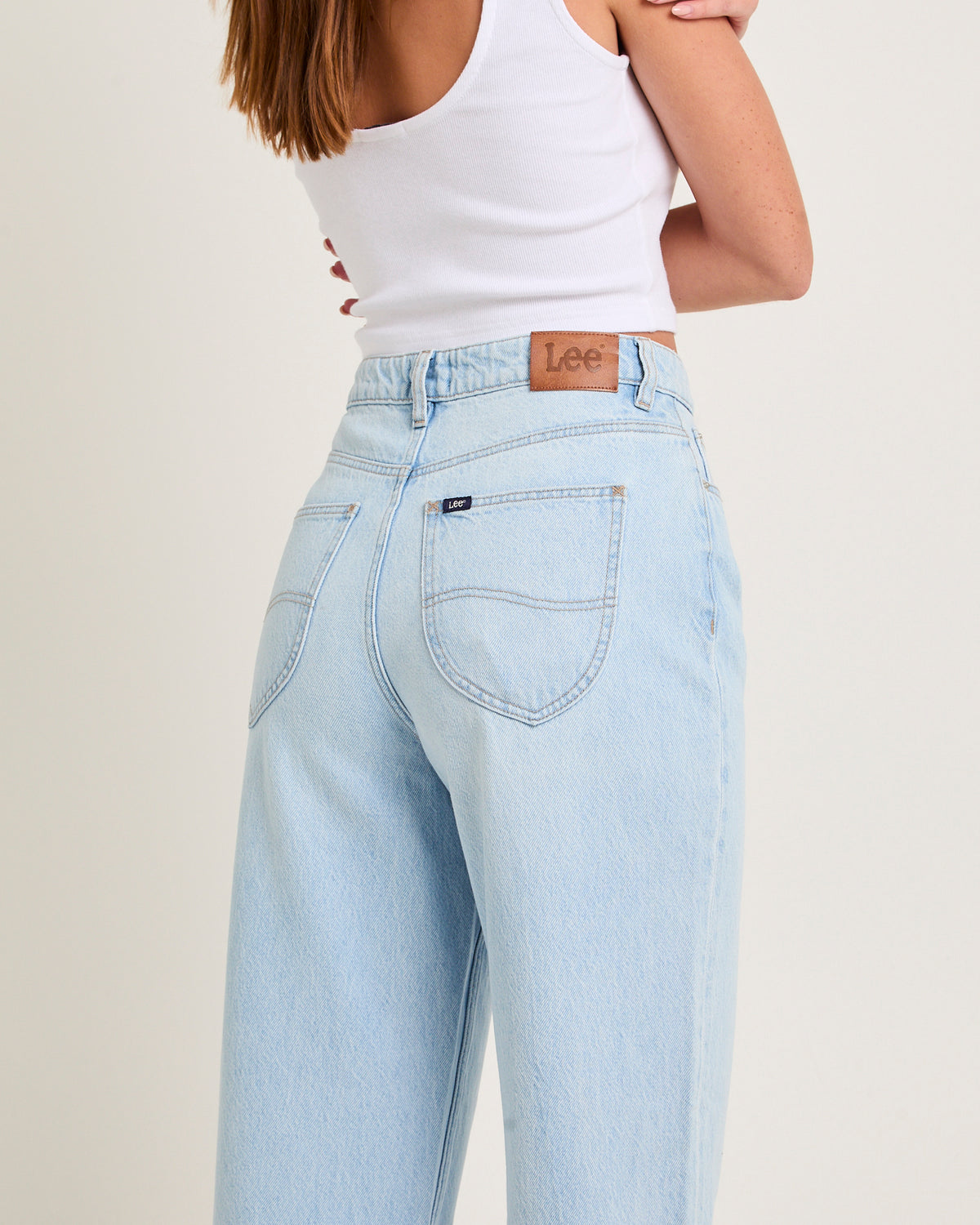 High Baggy Denim Jeans VOLTA BLUE