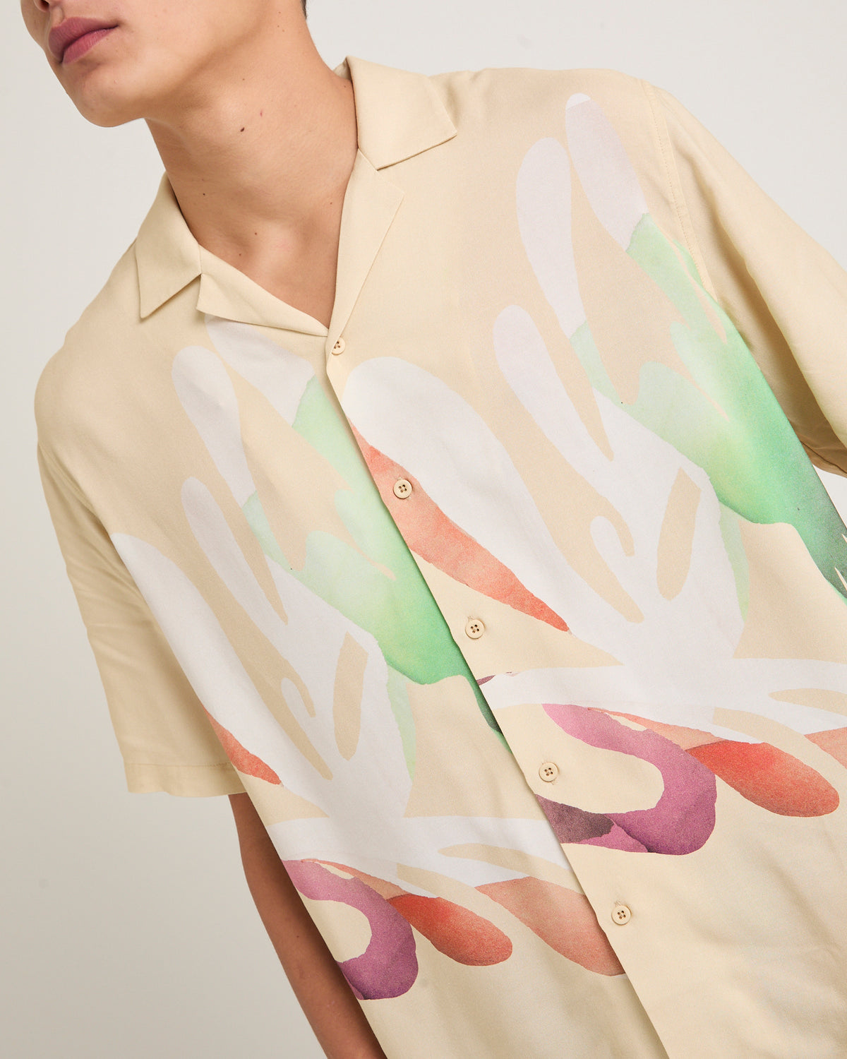 Nico Short Sleeve Resort Shirt COFFEE