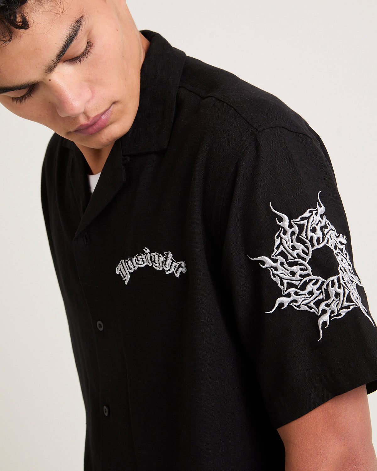 Visions Resort Short Sleeve Shirt BLACK