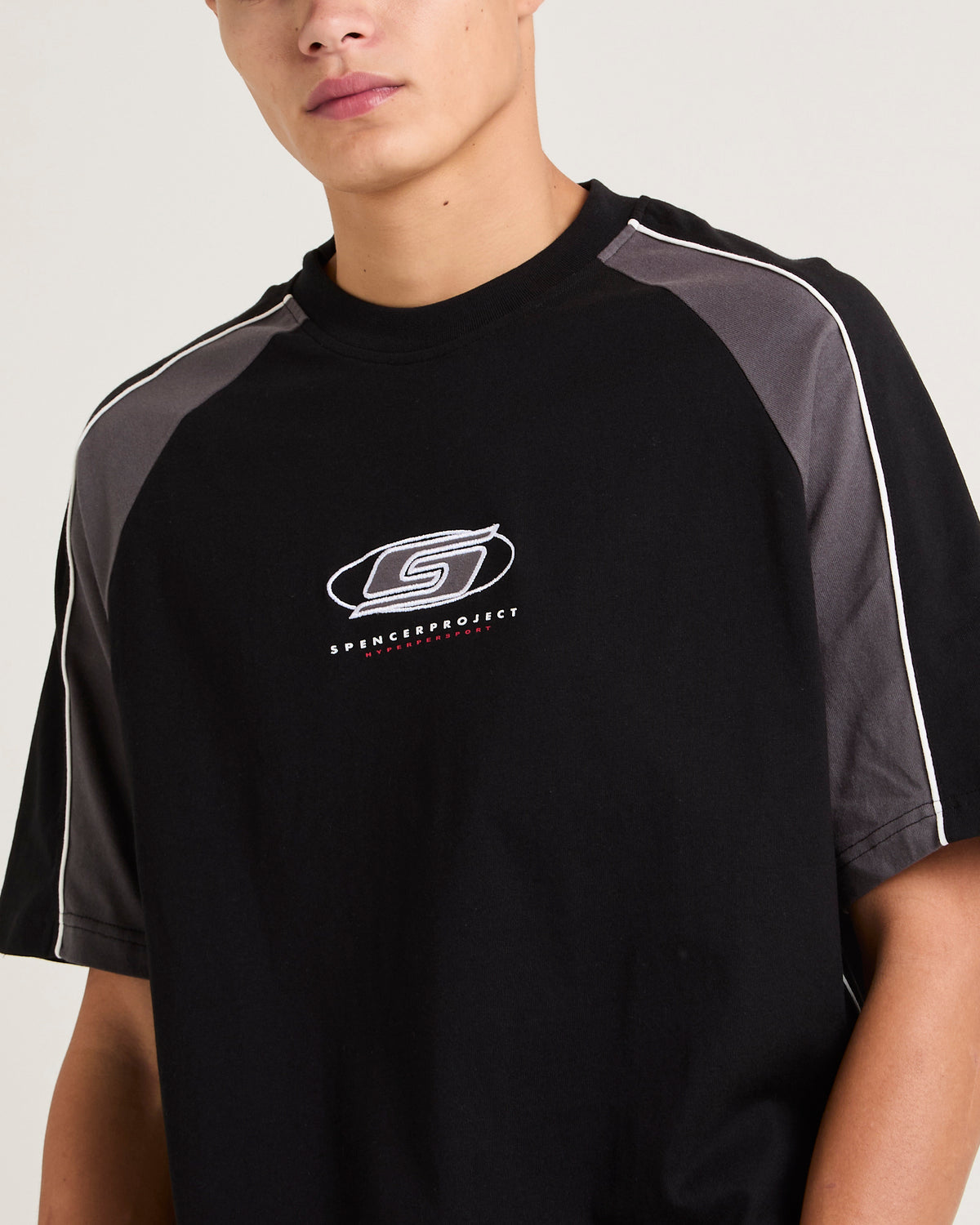 Glitch Y2K T-Shirt BLACK