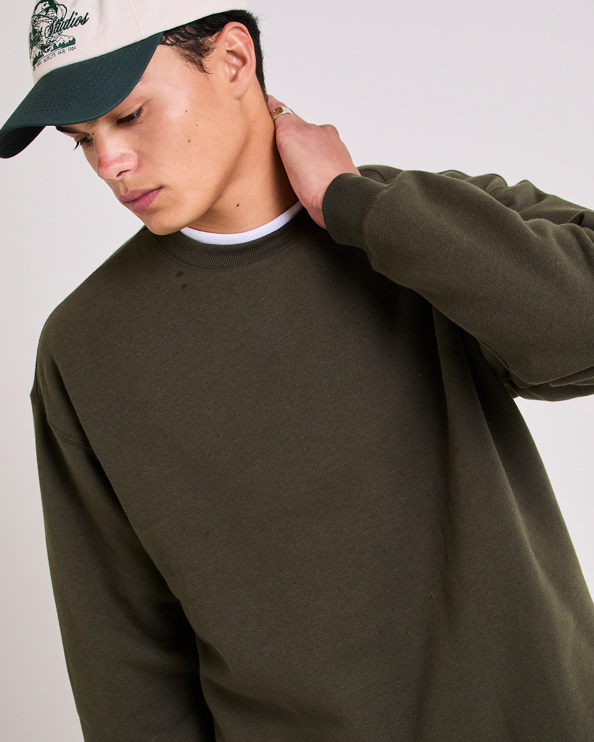OG Oversized Crewneck Jumper IVY