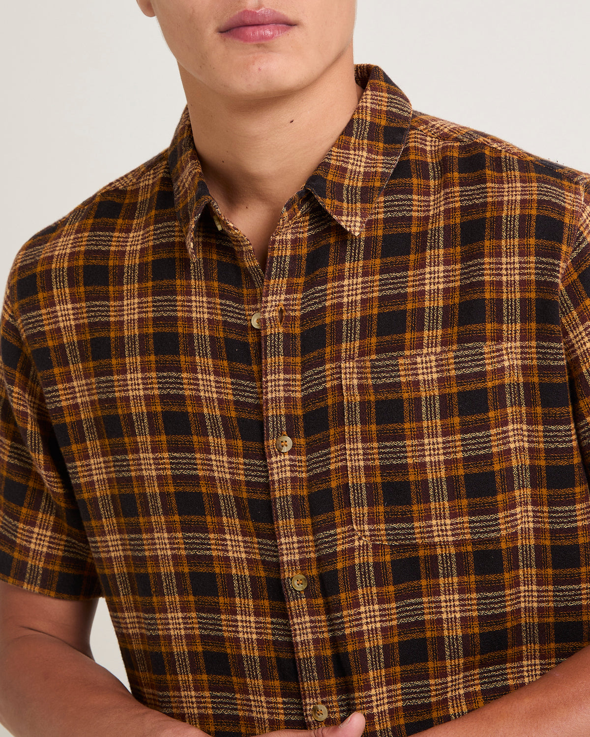 Autumn Check Shirt BROWN CHECK