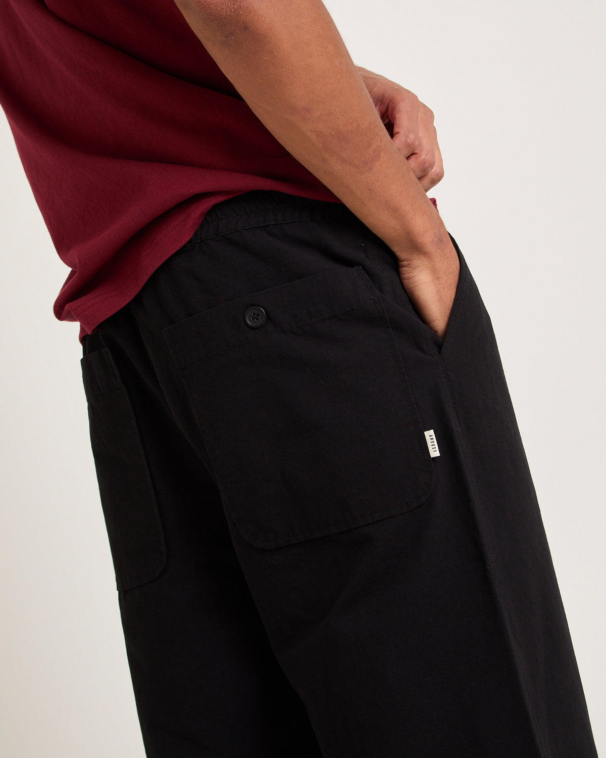 Alessio Relaxed Pants BLACK
