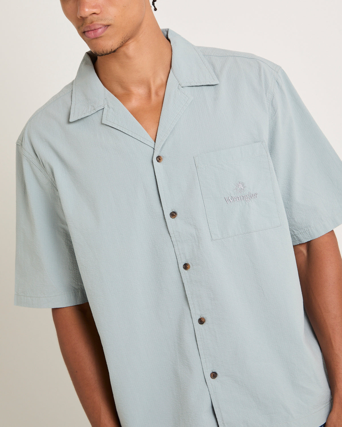 Box Resort Shirt OVERCAST BLUE