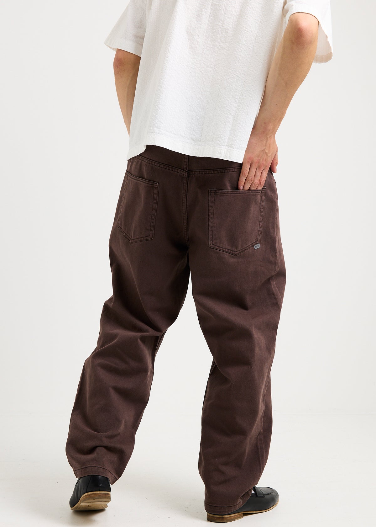 Wide Boy Denim Jeans BROWN