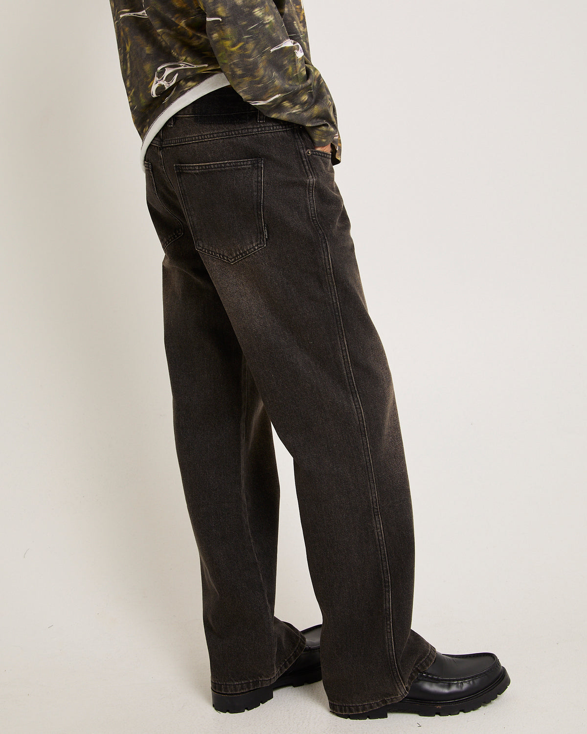Jagger Bootcut Denim Jeans ASH BLACK