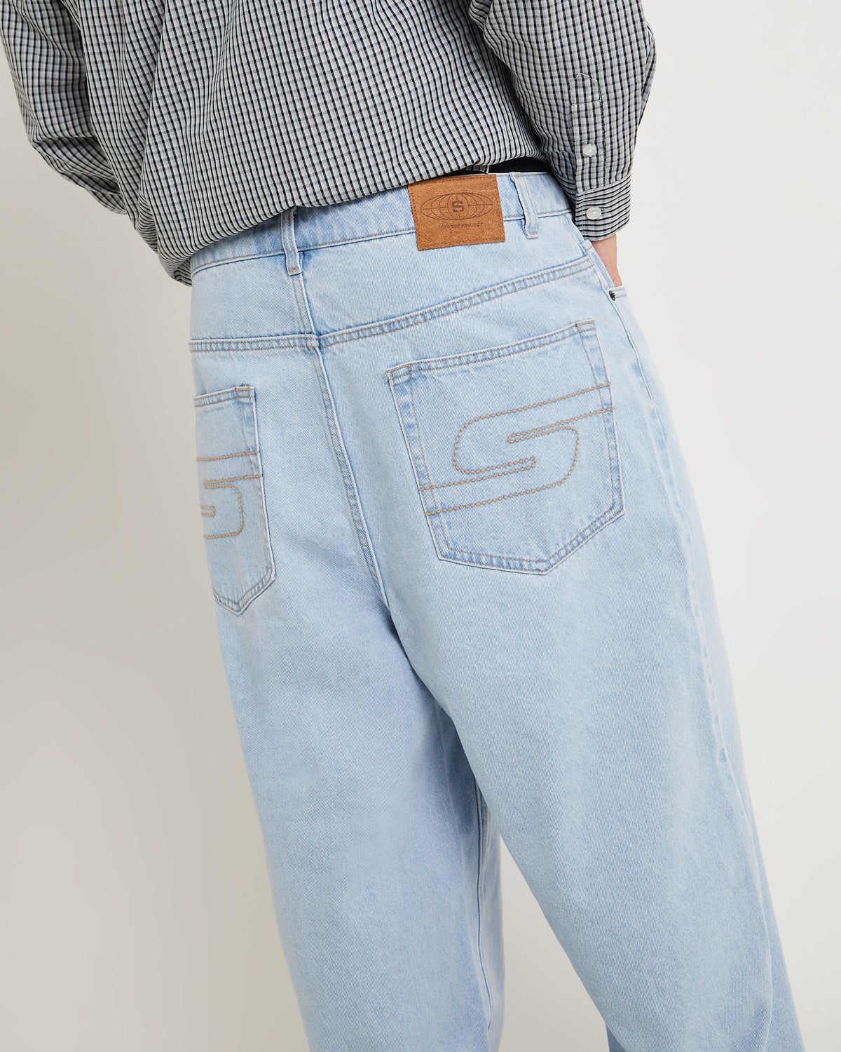 Super Wide Boy Denim Jeans 90'S LIGHT BLUE