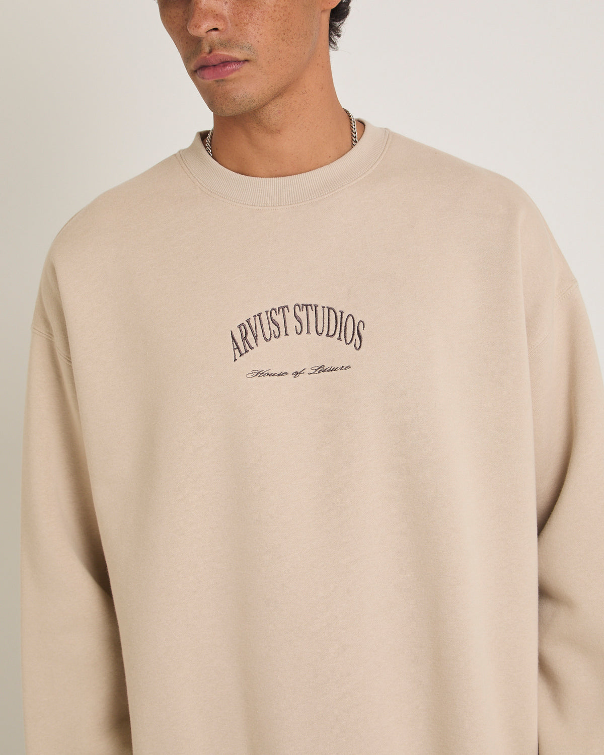 Arc Crew Sweater TAN