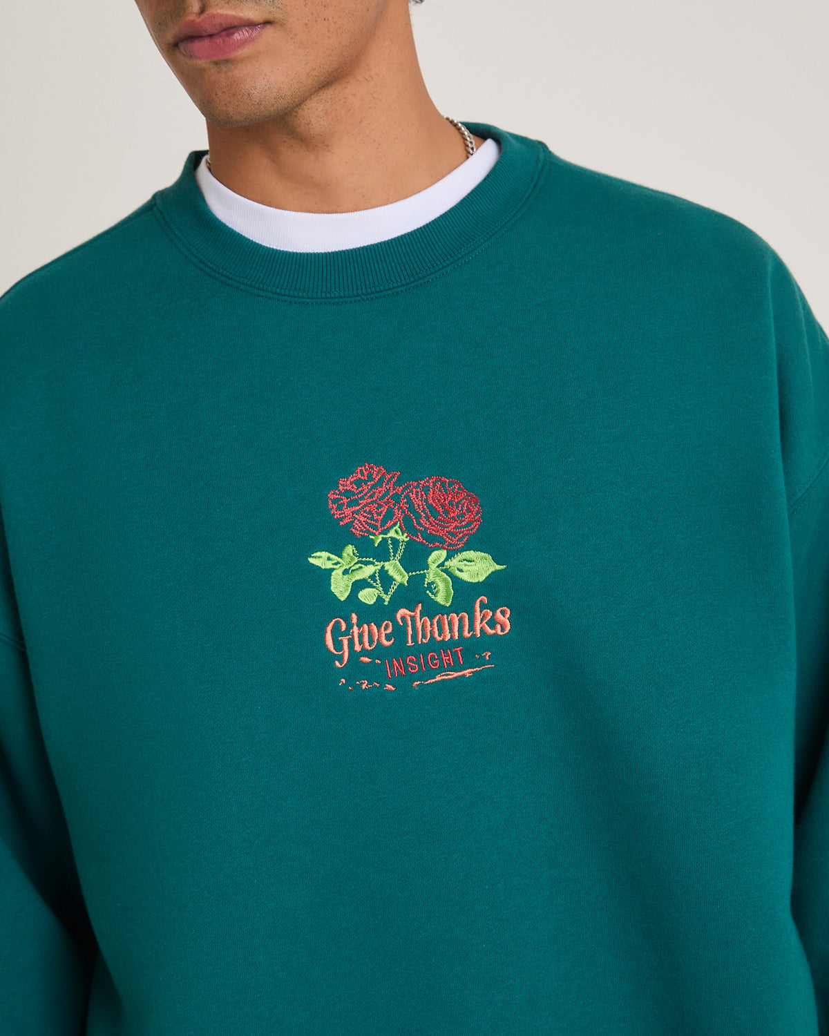 Gritter Crew Sweater TEAL