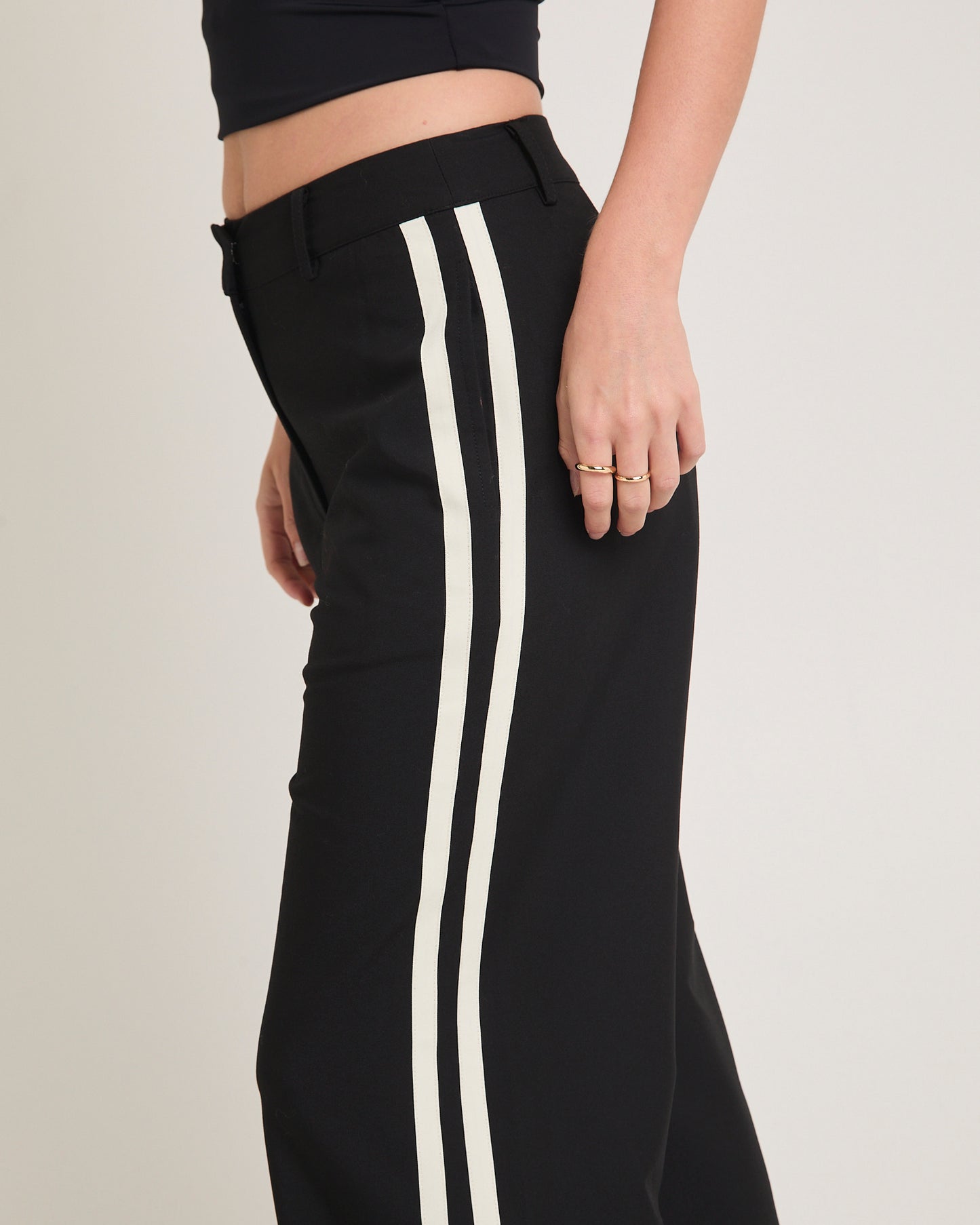 Leon Stripe Detail Suit Pants