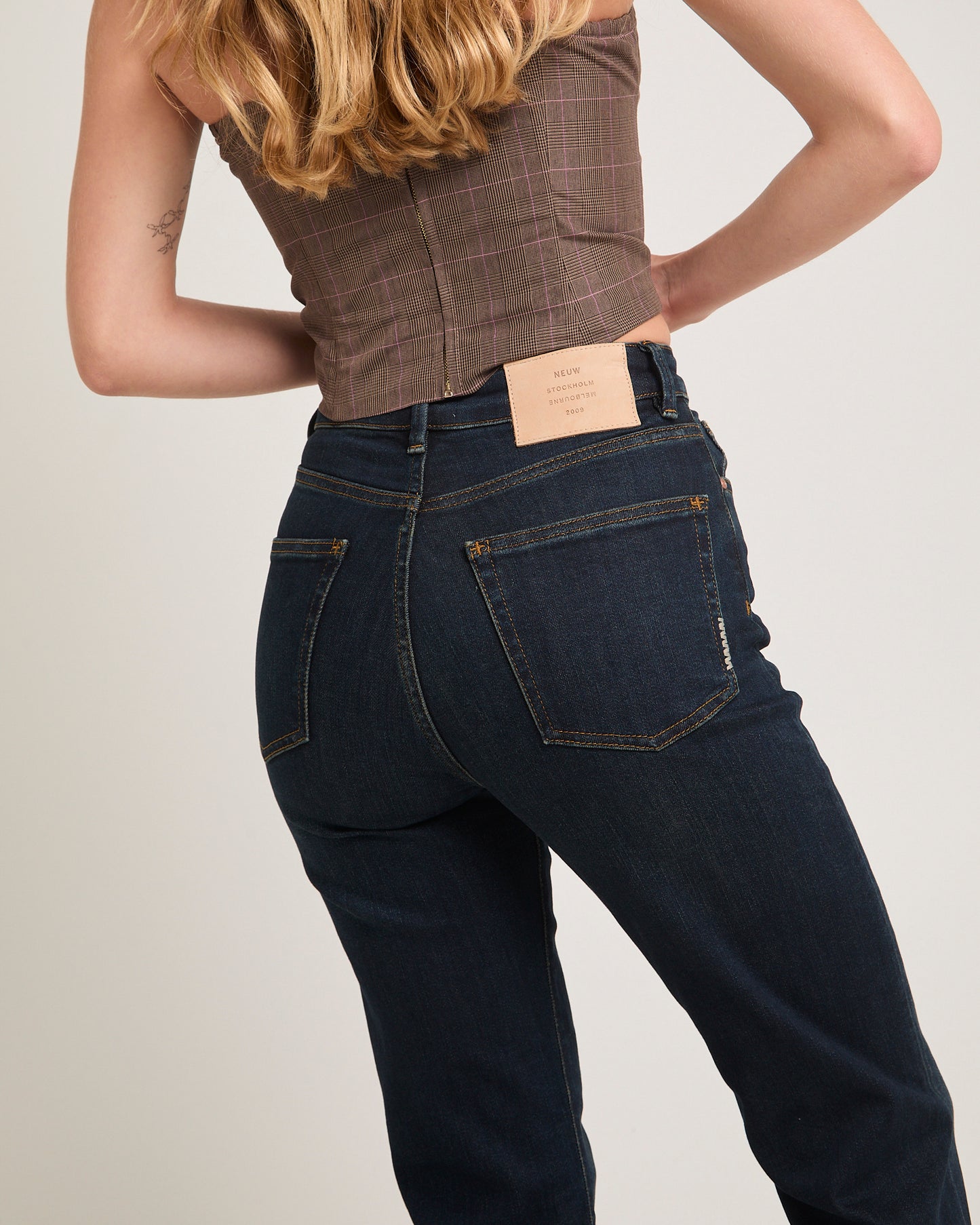 Nico Straight Denim Jeans Selene