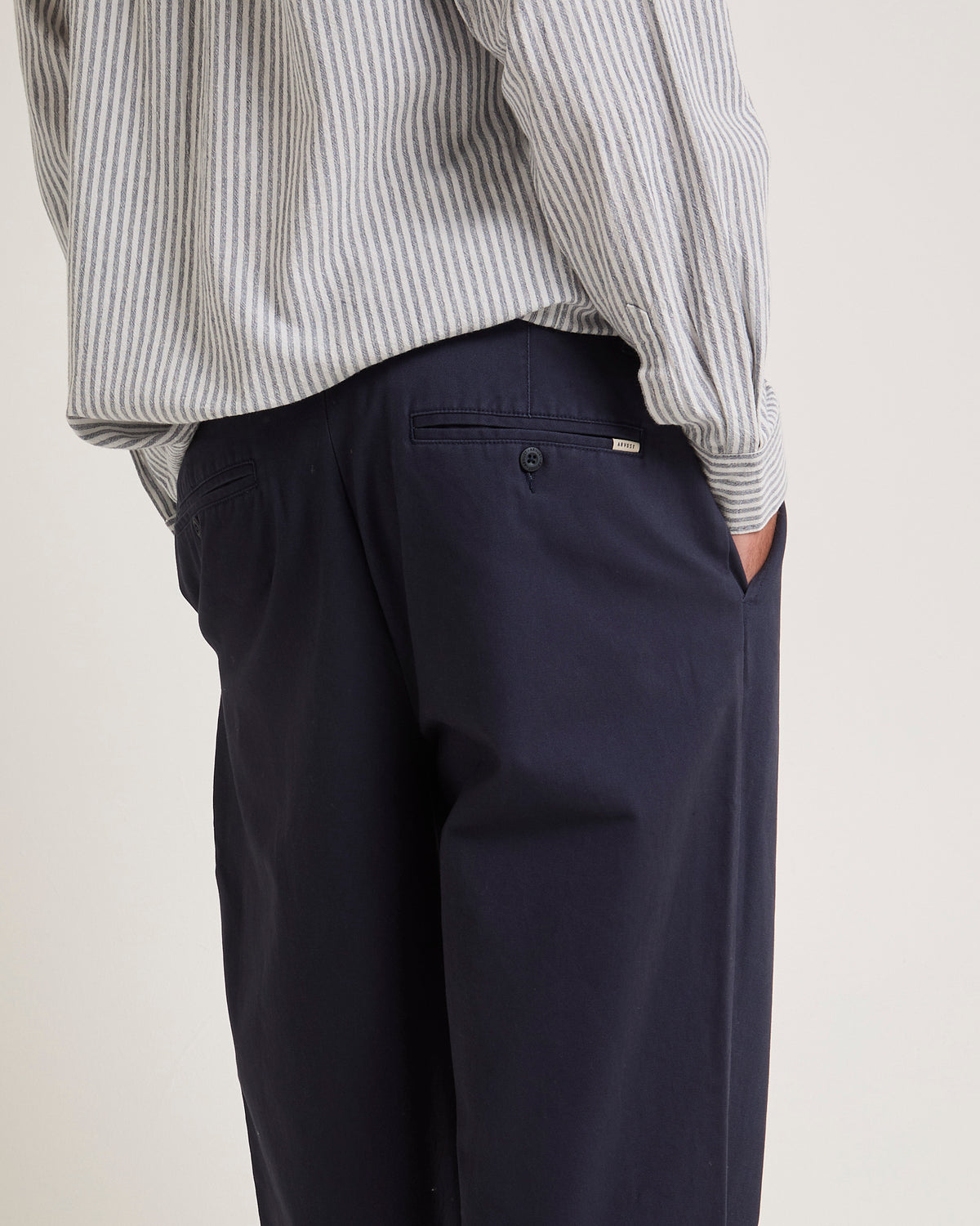 Fuller Pleated Chino Pants NAVY