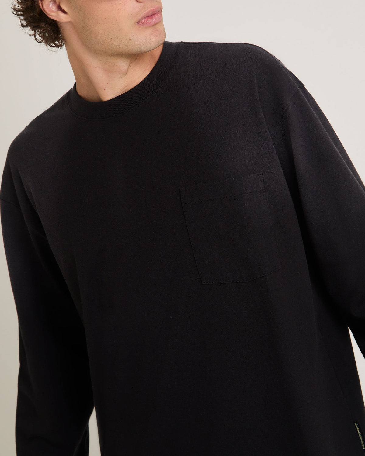 Spray Long Sleeve T-Shirt BLACK