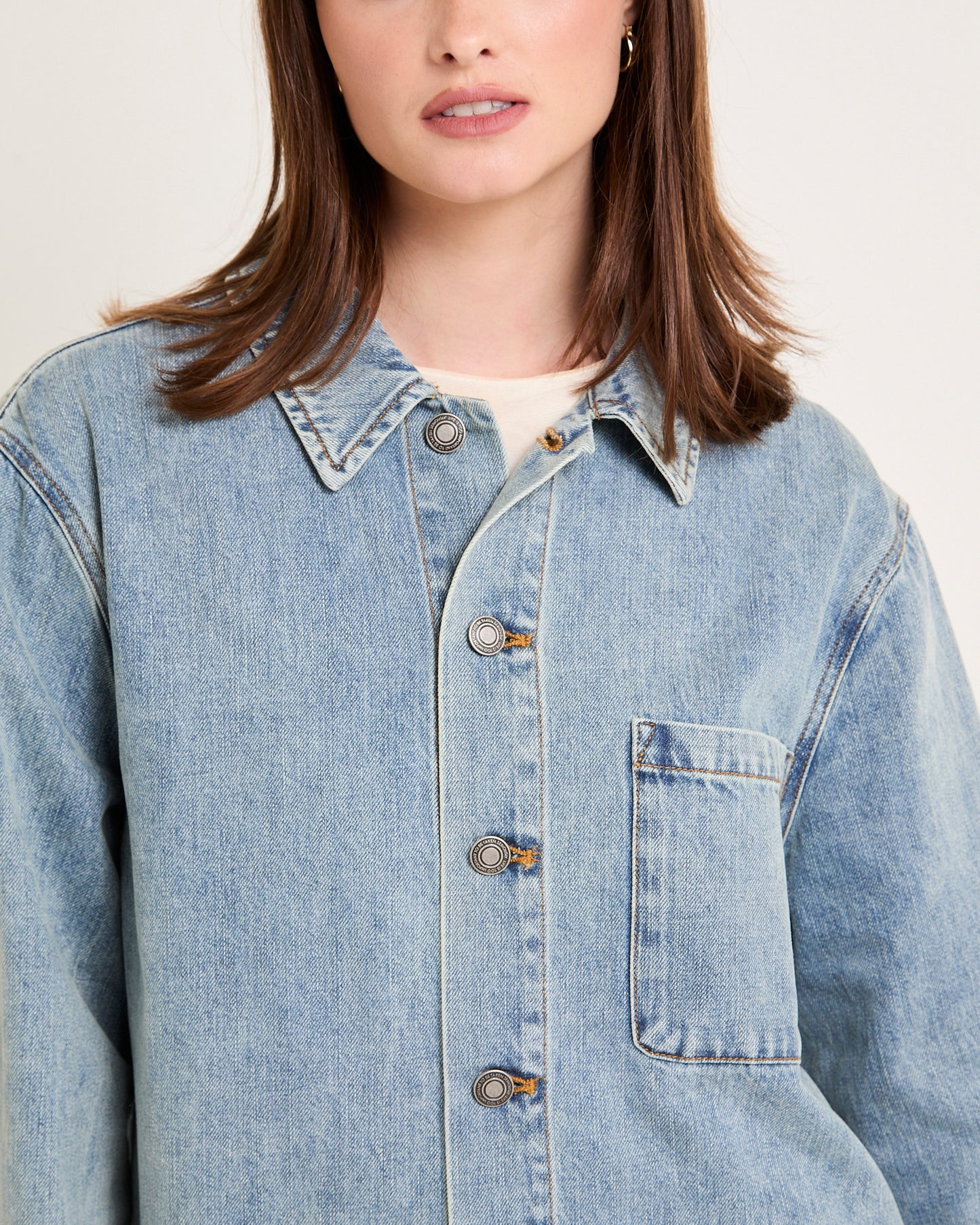 Denim Over Shirt