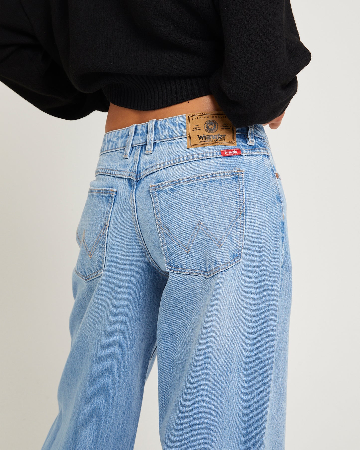 Low Farrah Baggy Denim Jeans Blue River