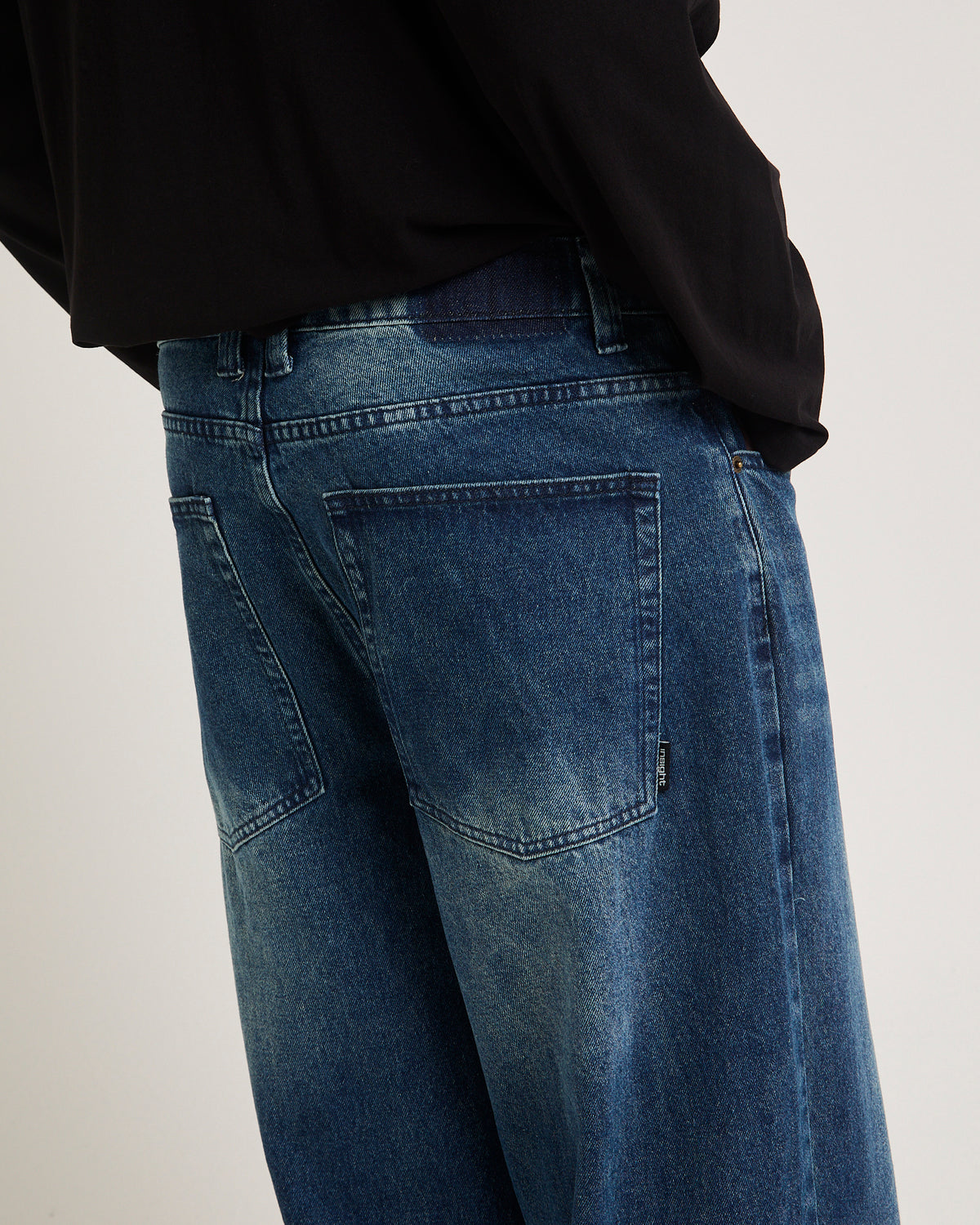Society Baggy Denim Jeans MID 90S BLUE