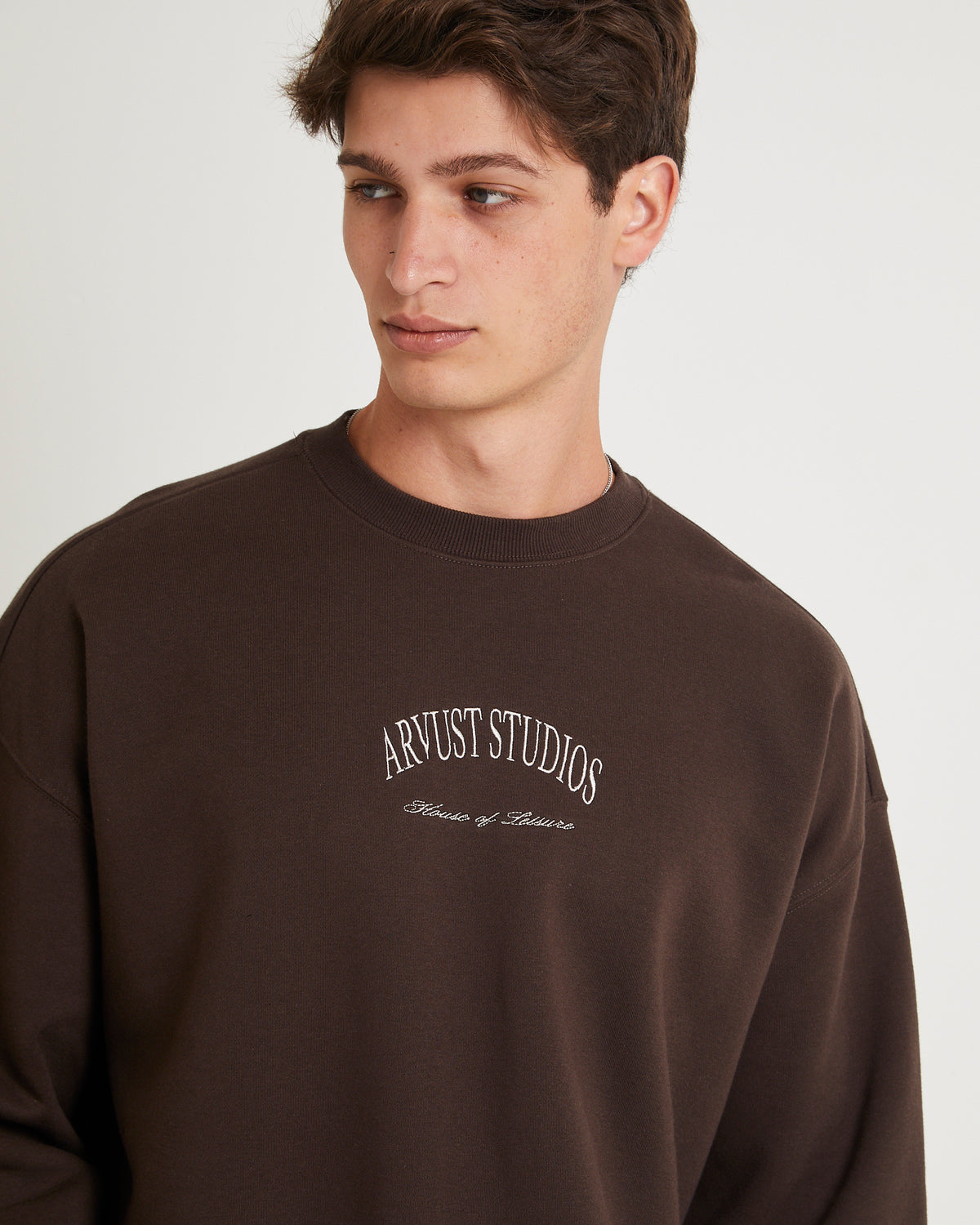 Arc Crew Sweater CHOCOLATE