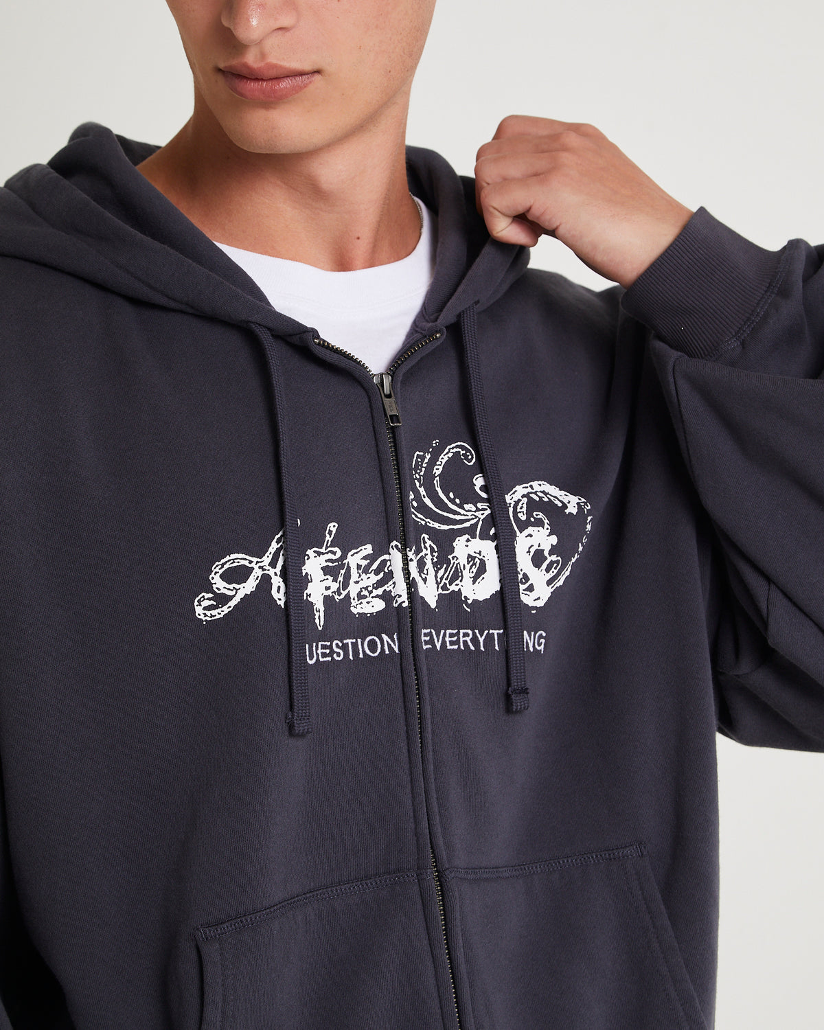 Dreamer Zip Hoodie BLACK
