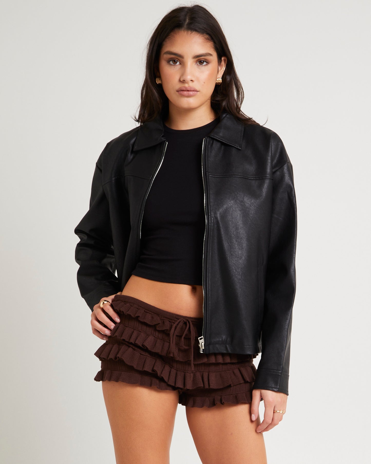 Clara Clean PU Jacket