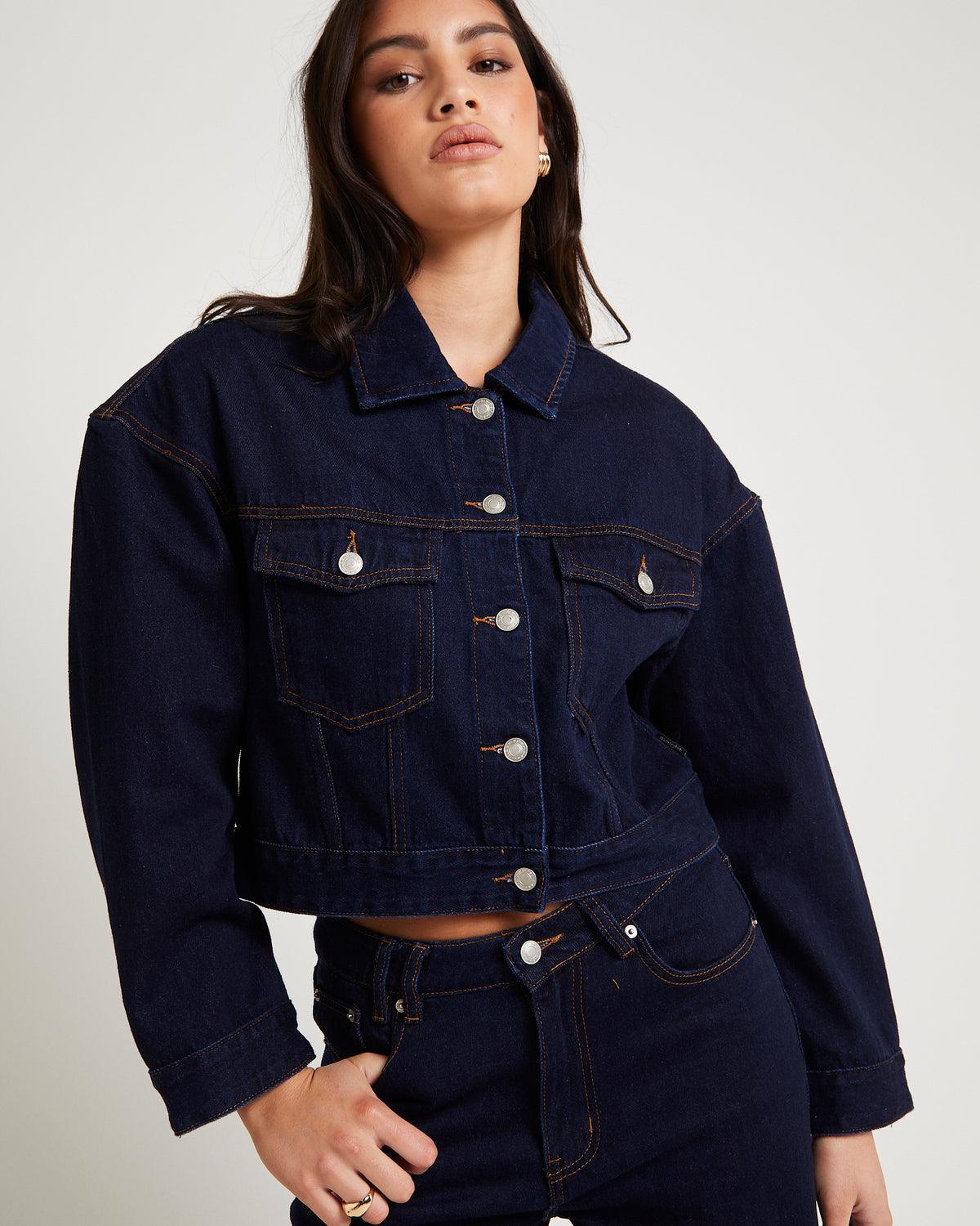 Danes Trucker Denim Jacket RINSE WASH