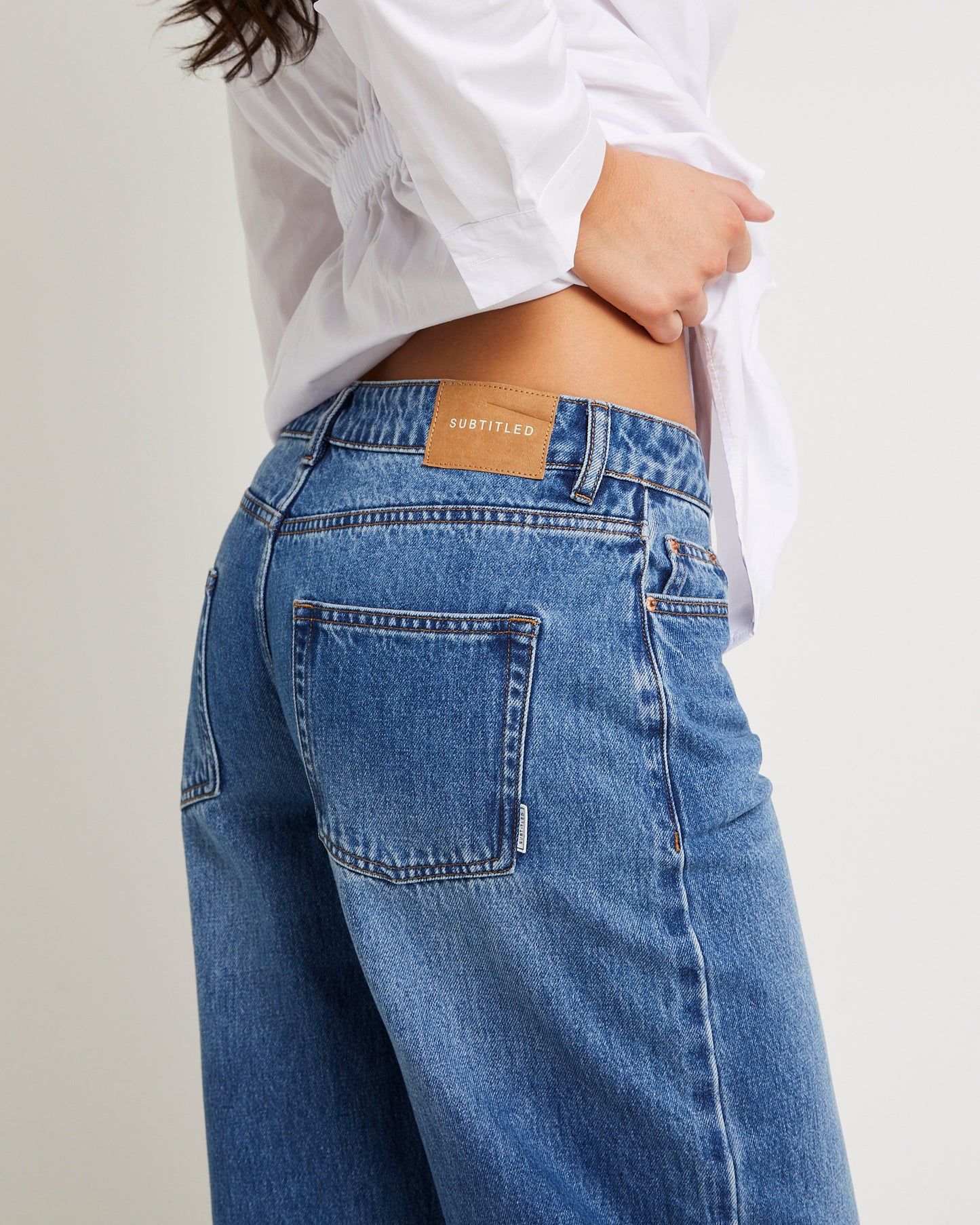 Maylee Low Rise Relaxed Denim Jeans