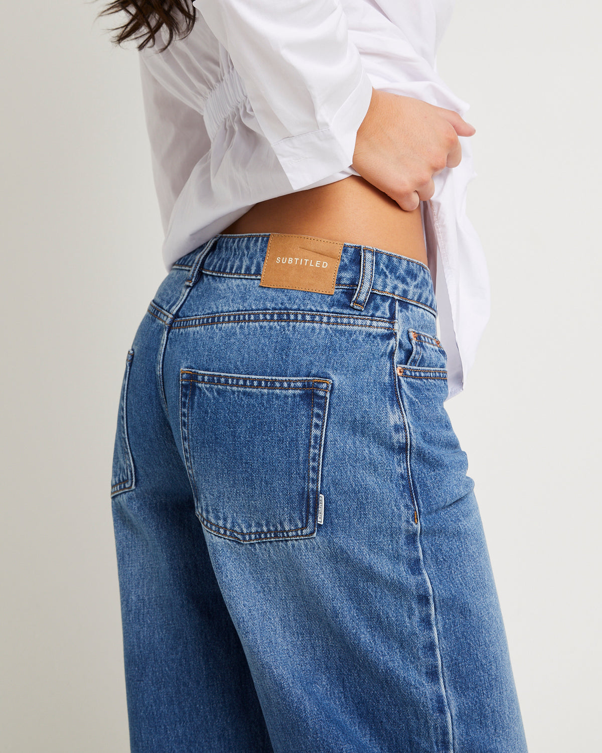 Maylee Low Rise Relaxed Denim Jeans