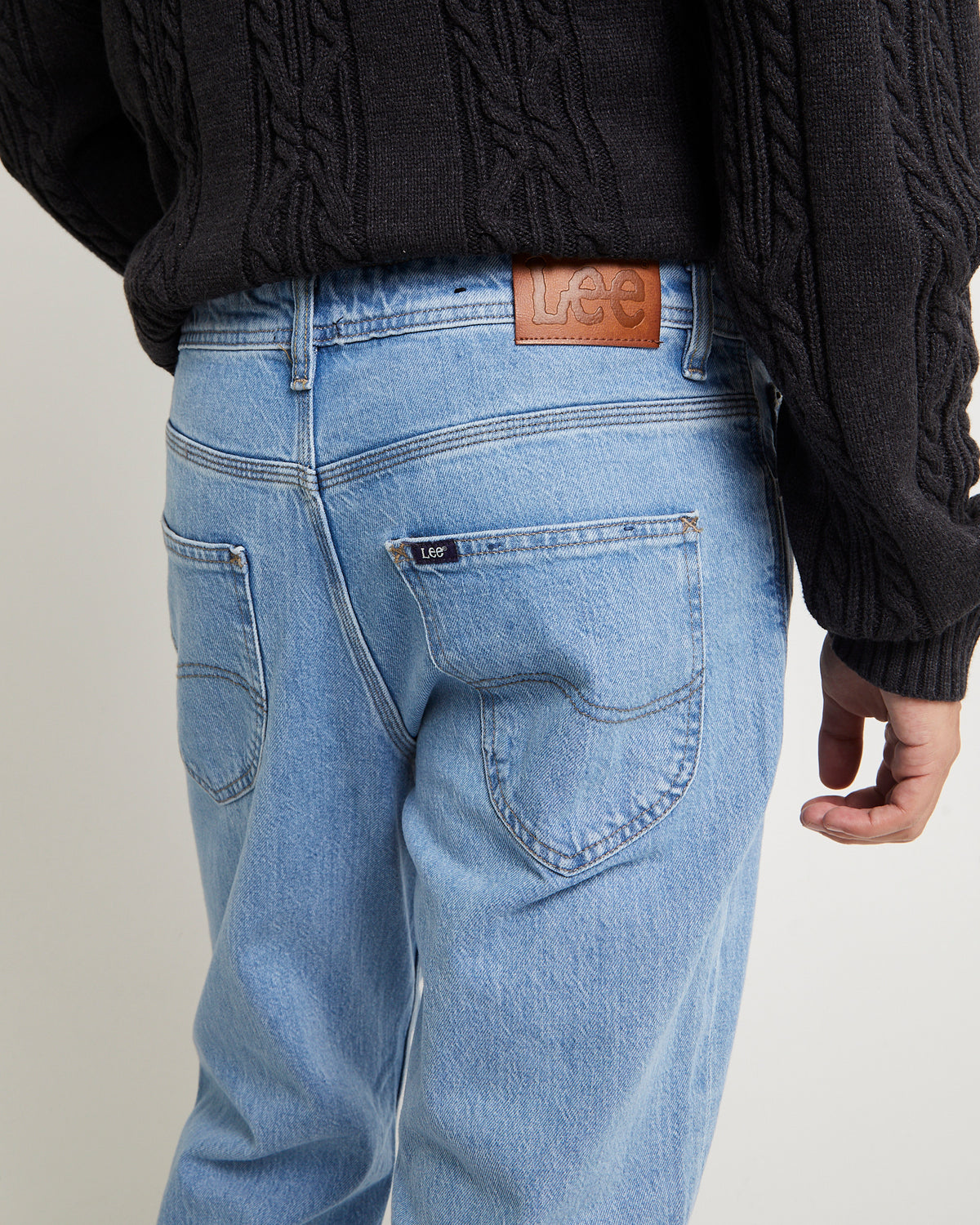 L-Three Straight Denim Jeans