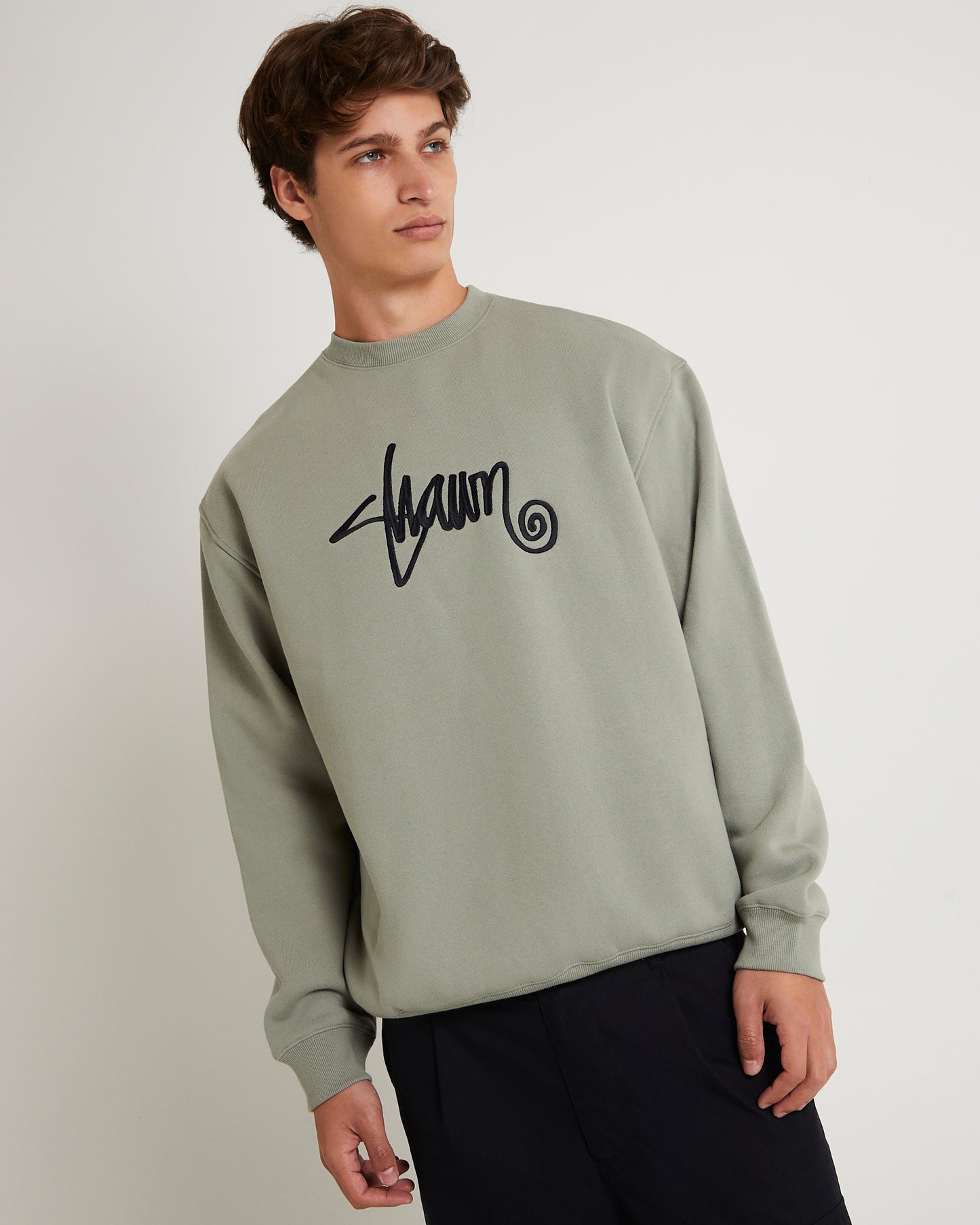 Shawn Script Crew Sweatshirt