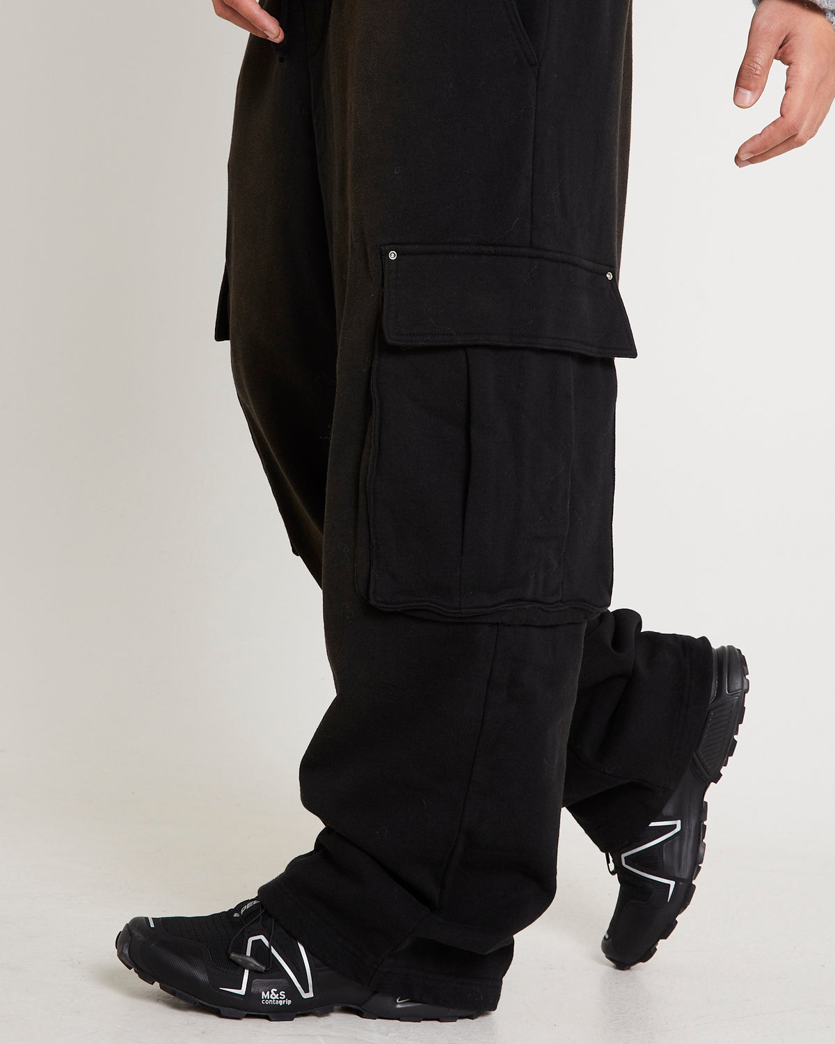 Fatigue Track Cargo Pants BLACK