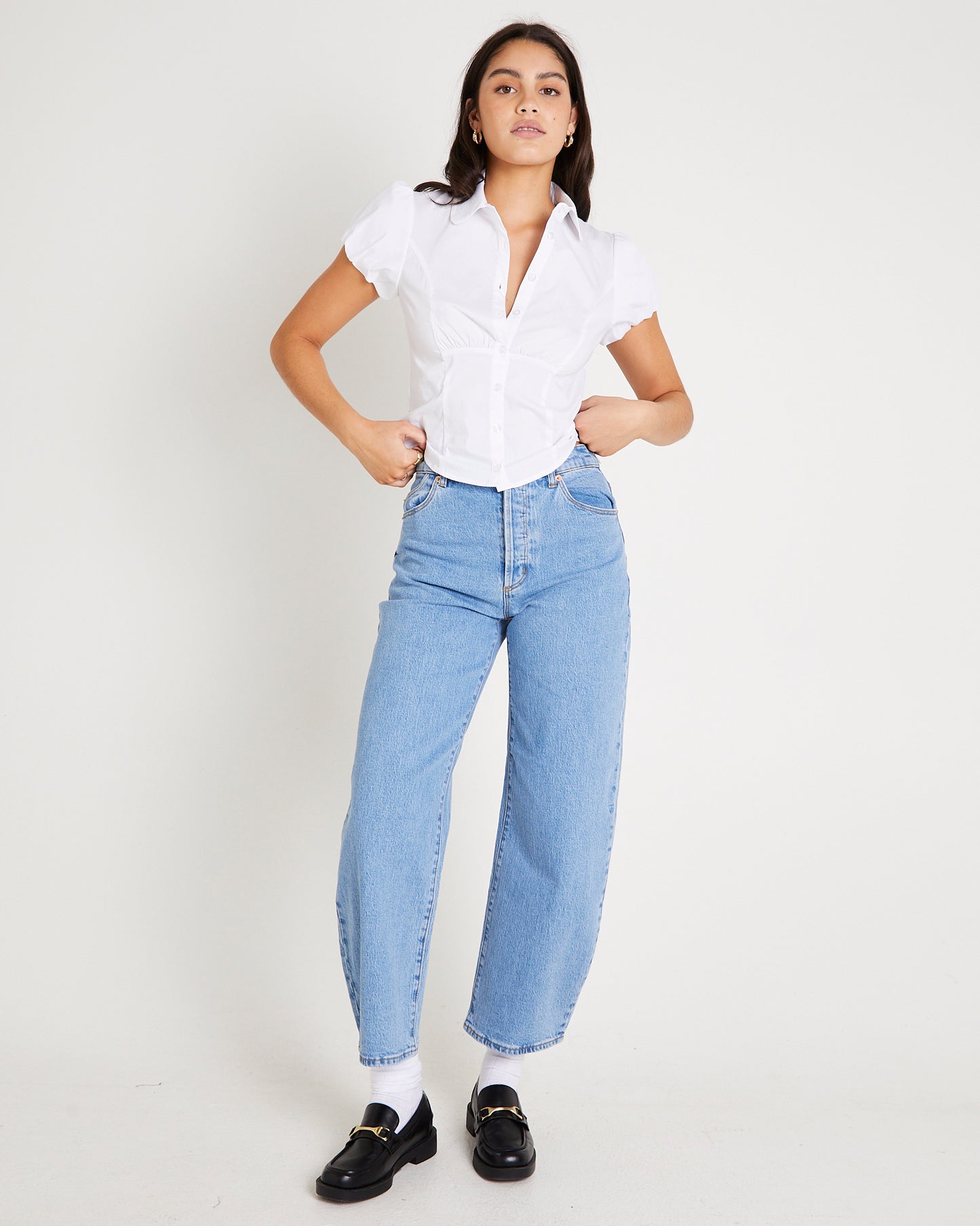 Gigi Barrel Denim Jeans