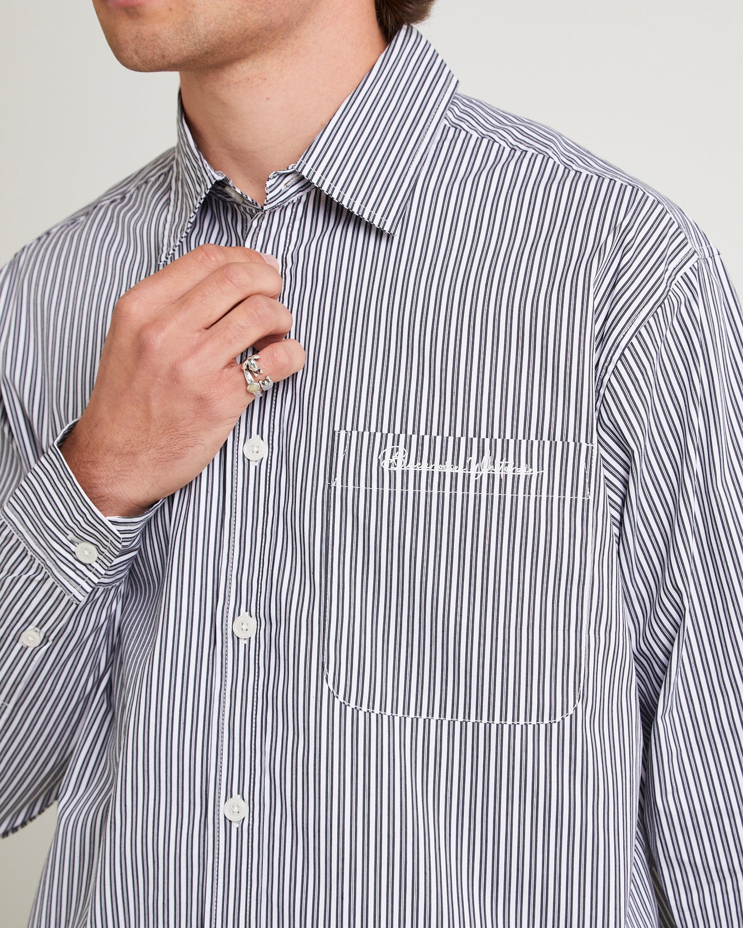 Miami Striped Long Sleeve Shirt