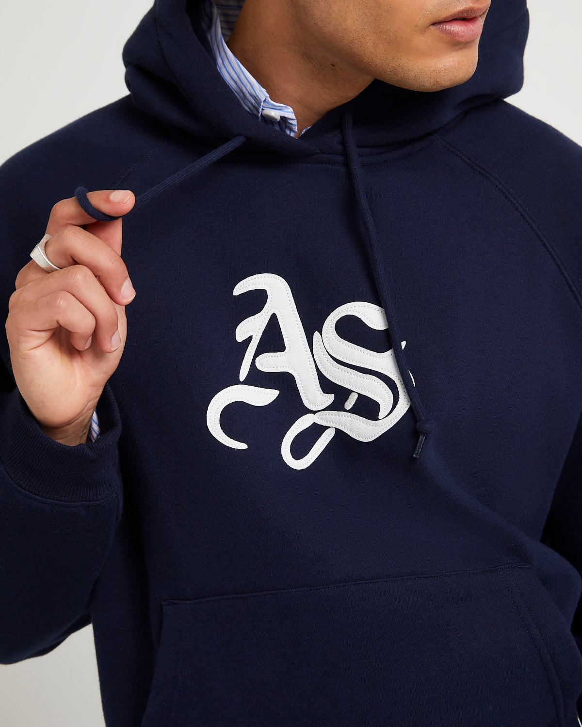 Varsity Raglan Hoodie NAVY