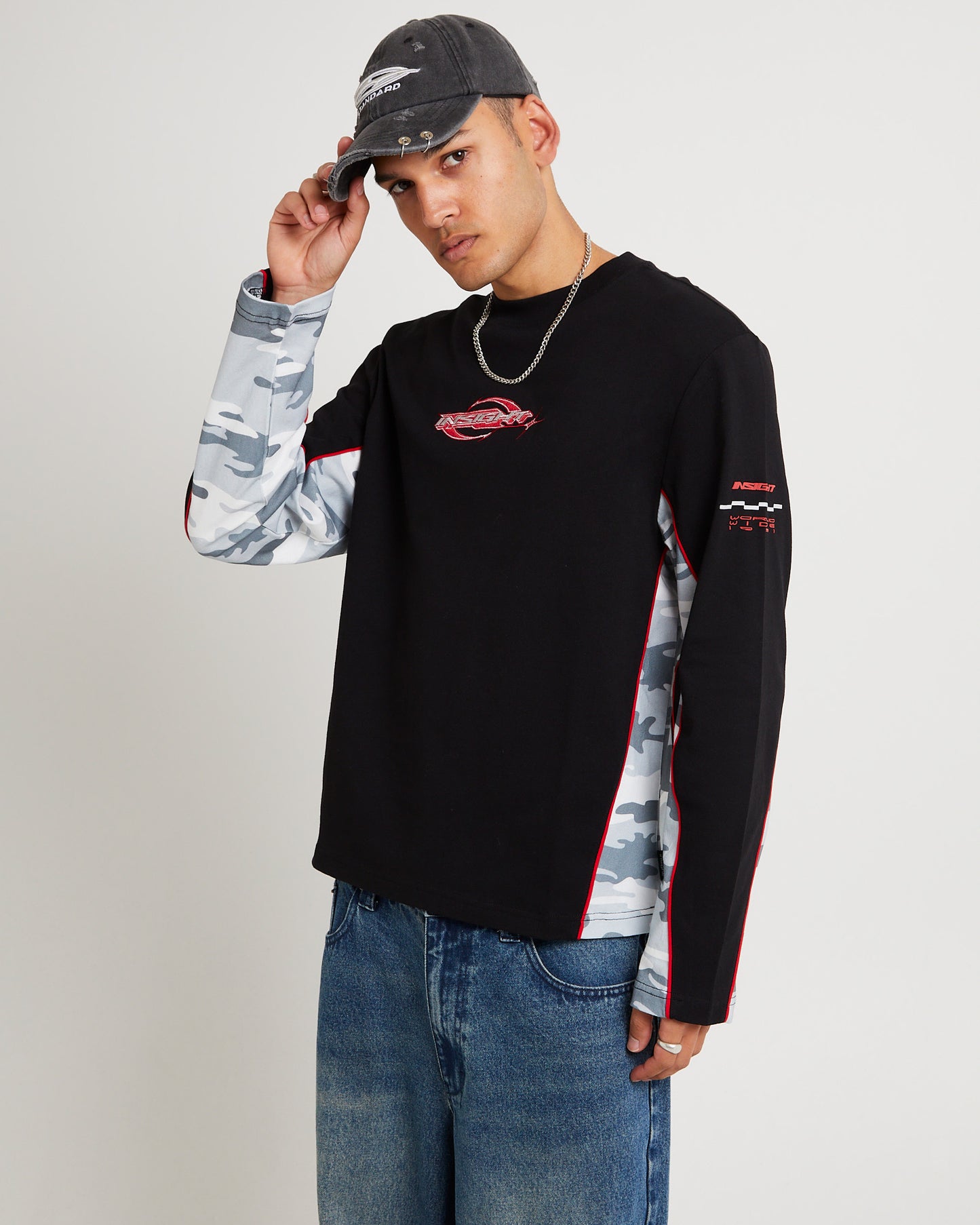 Fluid Camo Long Sleeve T-Shirt
